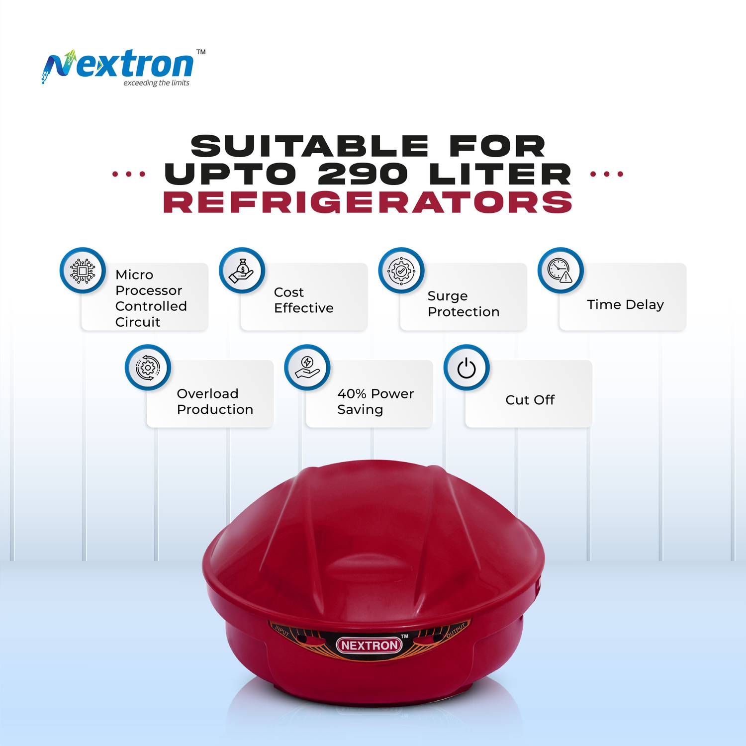 Nextron NX-50TX Voltage Stabilizer Used for Single & Double door