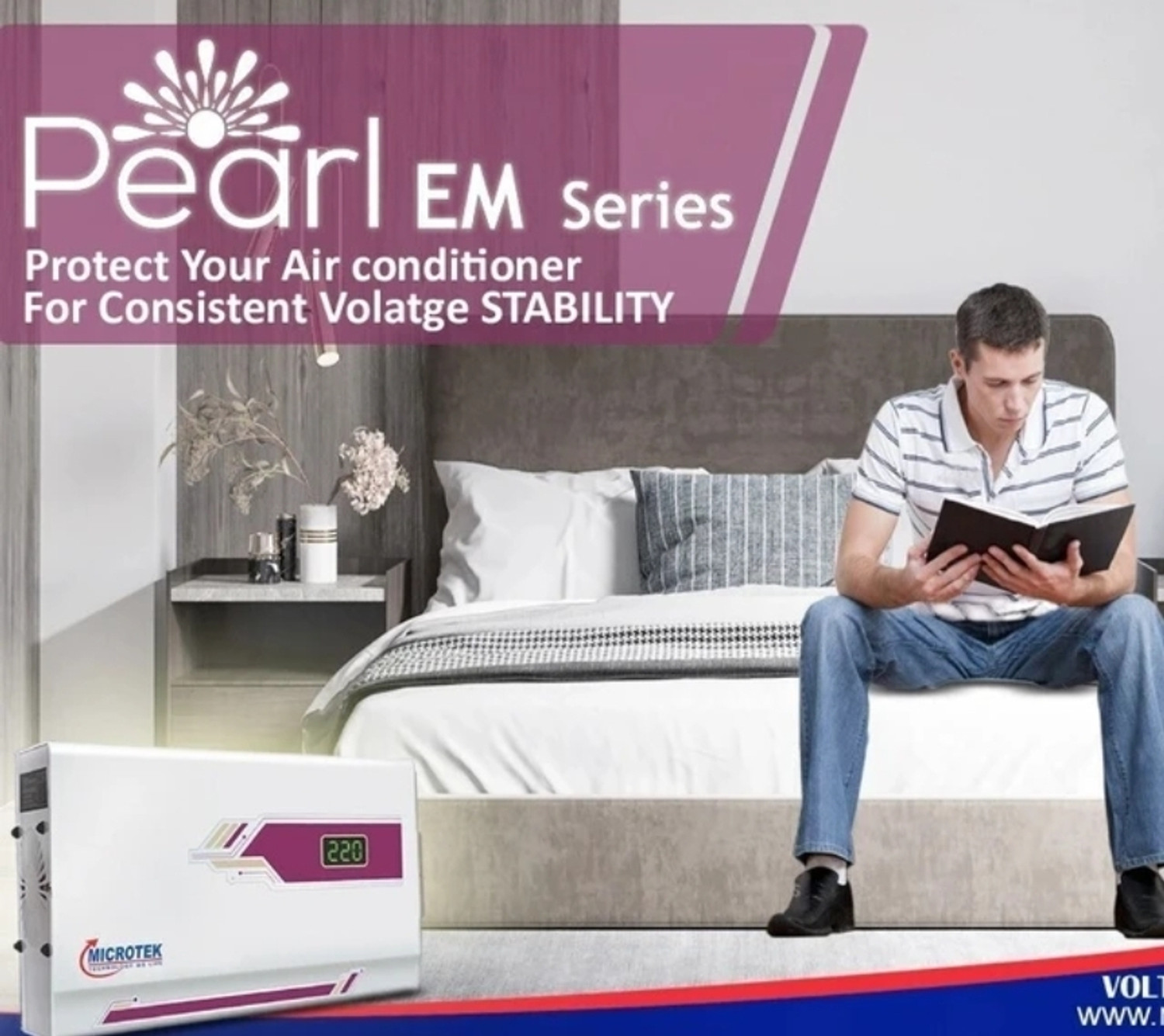 Image of Microtek complete power solution Pearl EM4160+ Voltage stabilizer