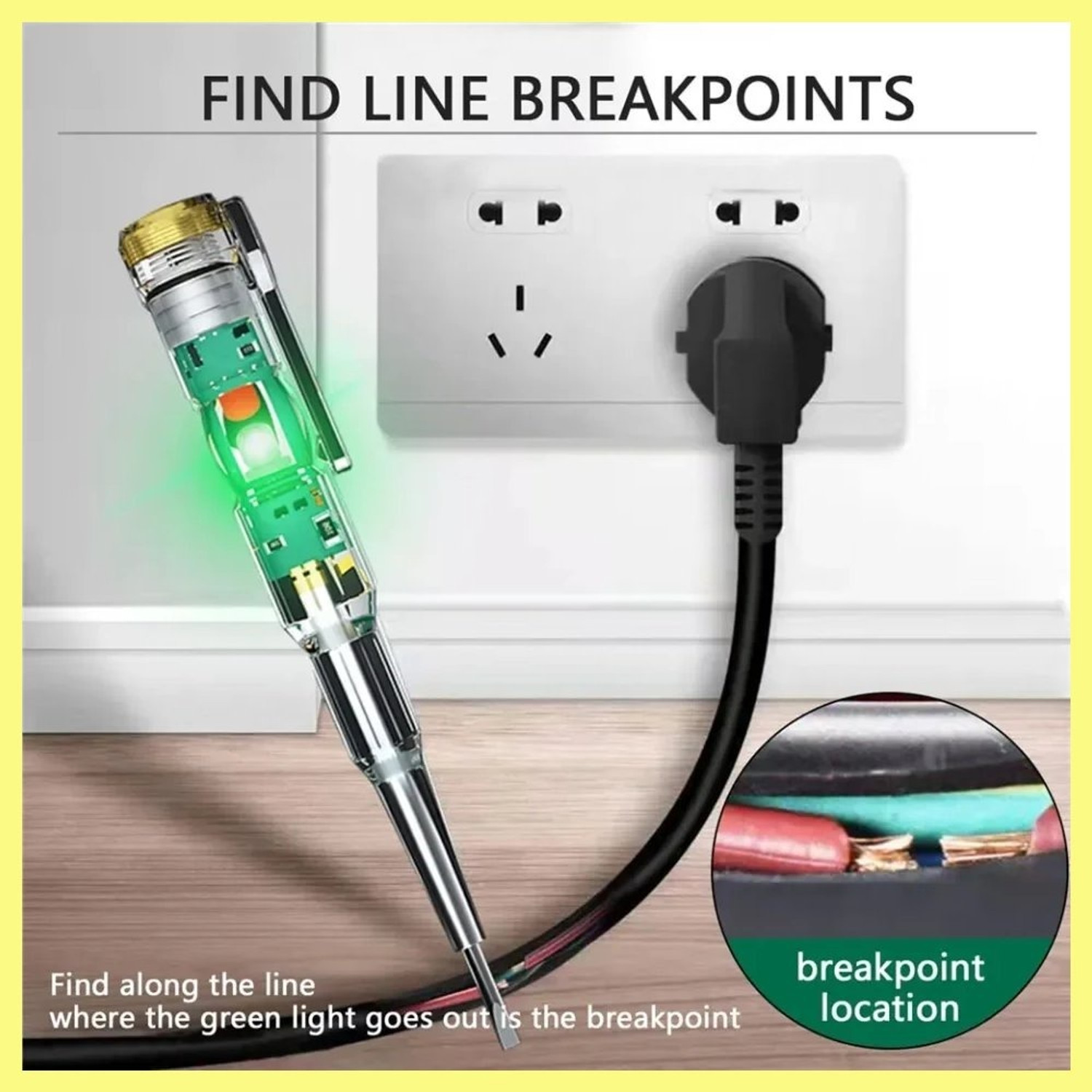 Image of VRTREND Multifunction Dual LED AC-DC Light Tester Pen VR4 Digital Voltage Tester