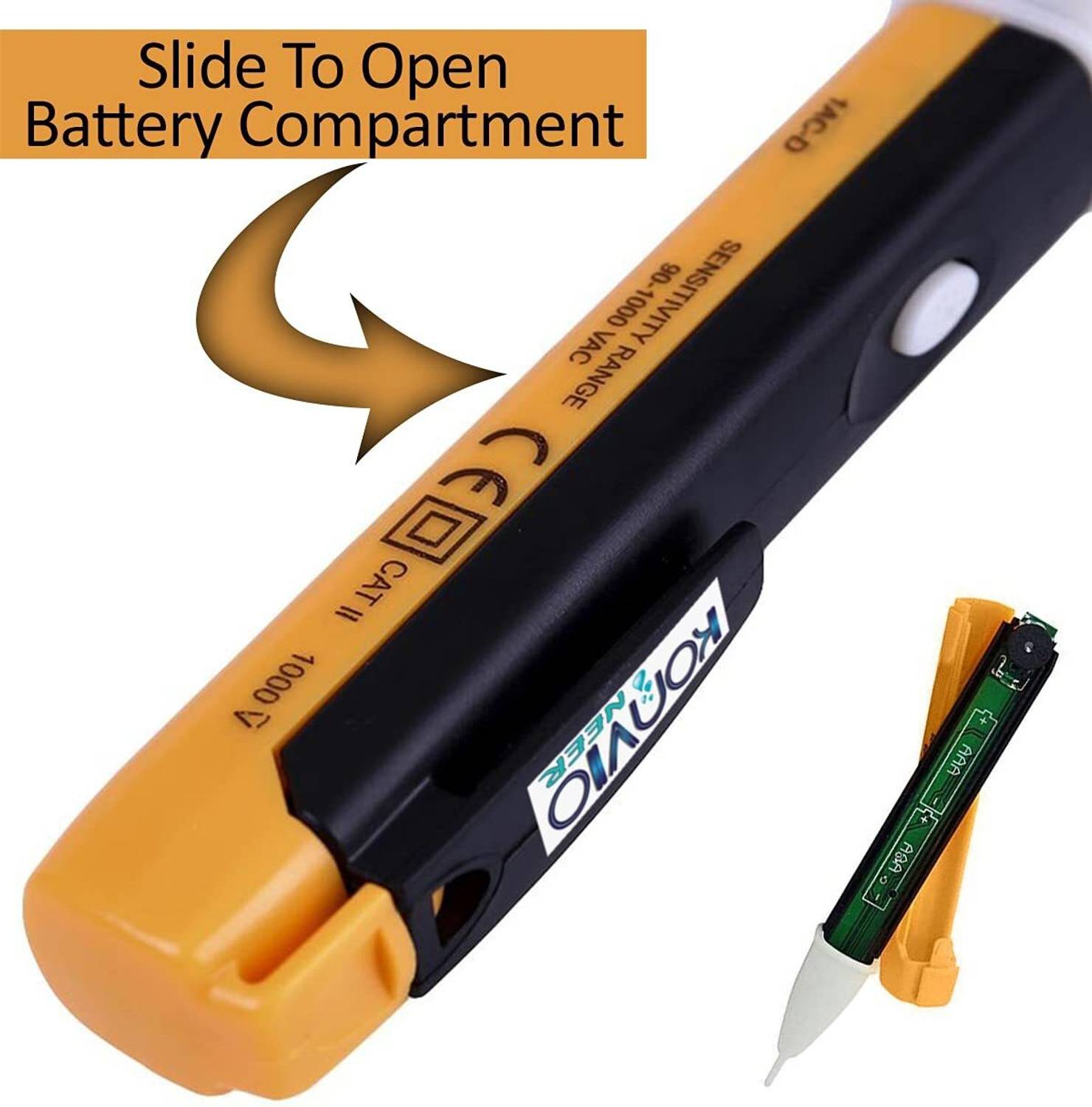KONVIO Neer AC 90V~1000V Voltage Alert Pen - Image 2