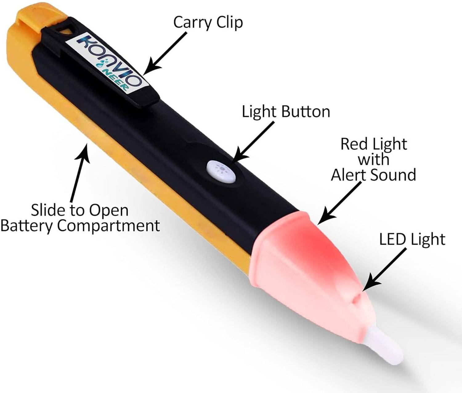 KONVIO Neer AC 90V~1000V Voltage Alert Pen - Image 4