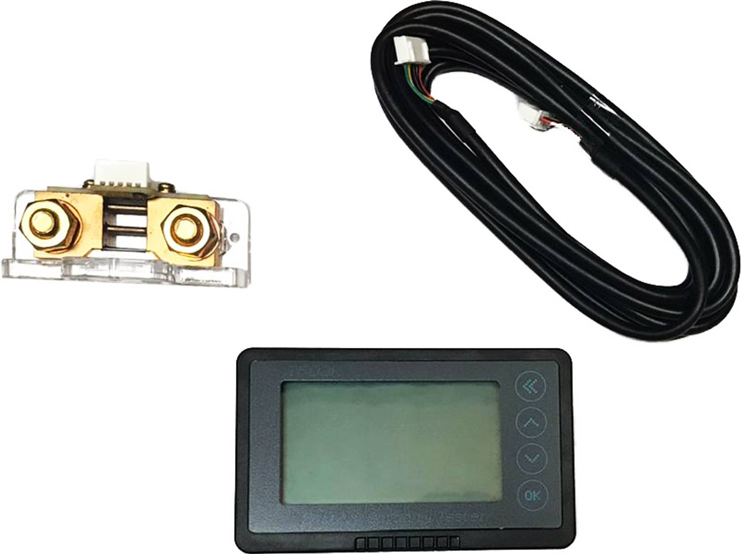 GVC Coulomb Meter, DC 8-120V 100A Battery Monitor Voltmeter,100V