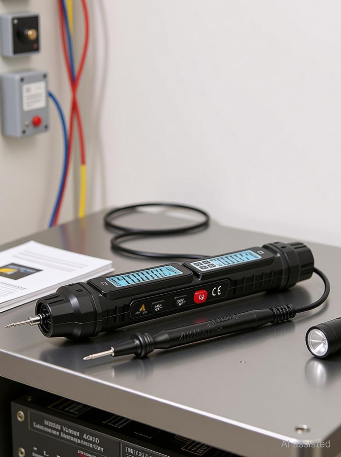 Image of Zomei Digital Multimeter 4000 Count Voltage Tester Current Meter Noncontact Sensor Digital Voltage Tester