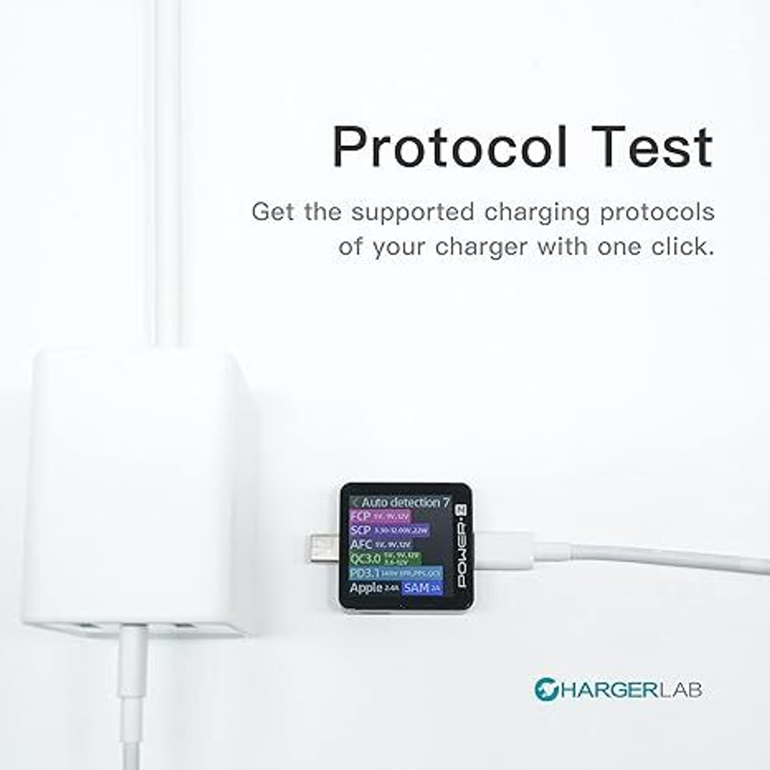 Image of Velmi POWER-Z Portable USB-C Fast Charging Tester PD3.1 QC5.0 Power-Z KM003C Voltmeter