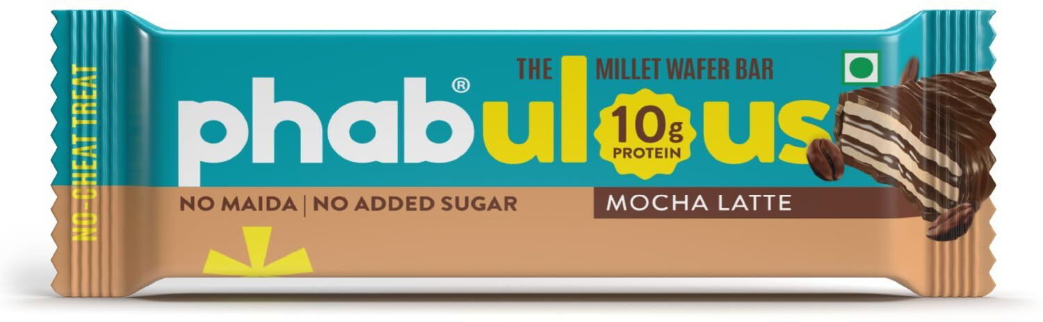 Image of Phab Millet Wafers - Mocha Latte Protein Wafer
