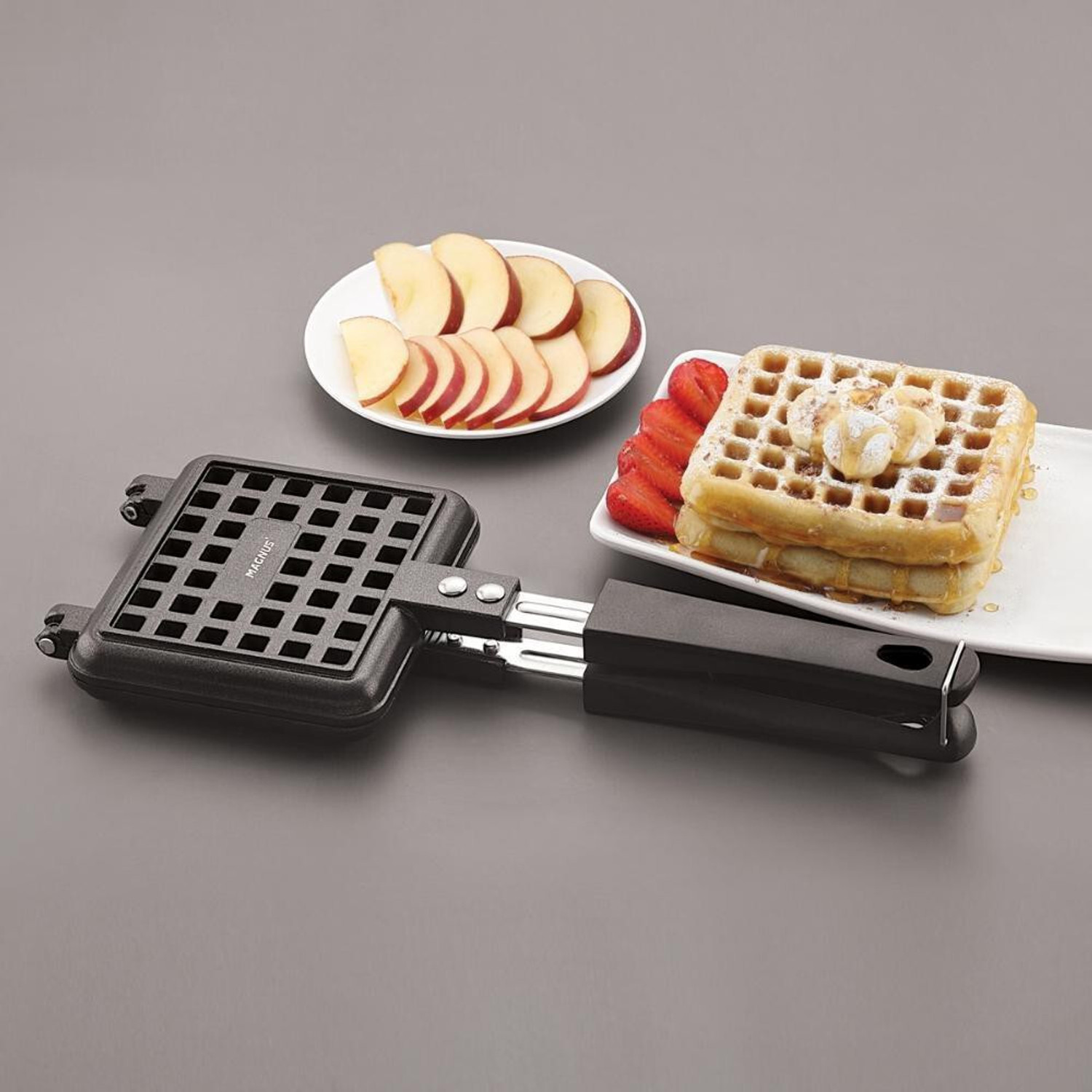 Image of Magnus Optima Quick Heating Aluminum Non-Stick Waffle Maker