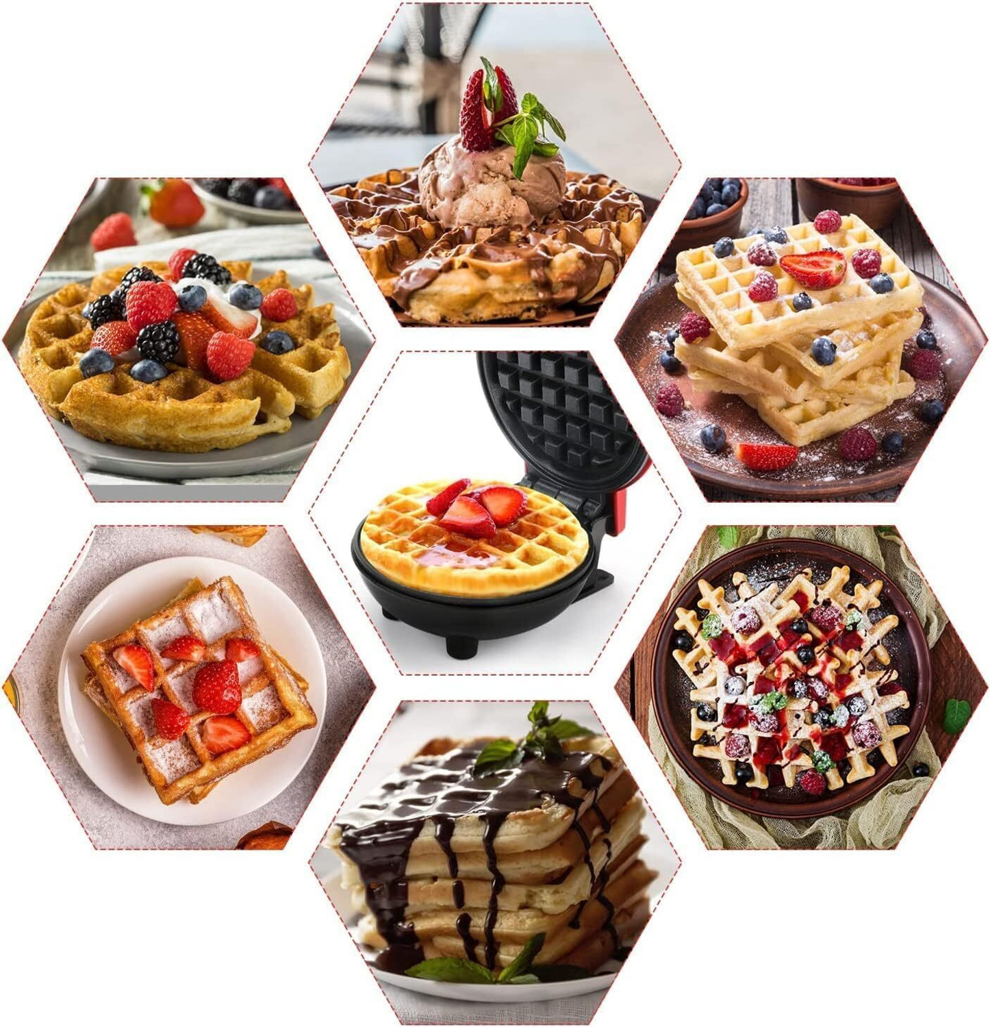 Image of vione waffle maker machine Waffle Maker