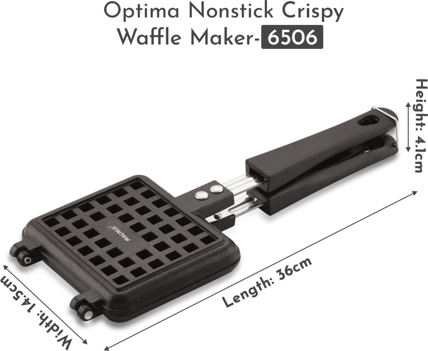 Image of Magnus Optima Quick Heating Aluminum Non-Stick Waffle Maker