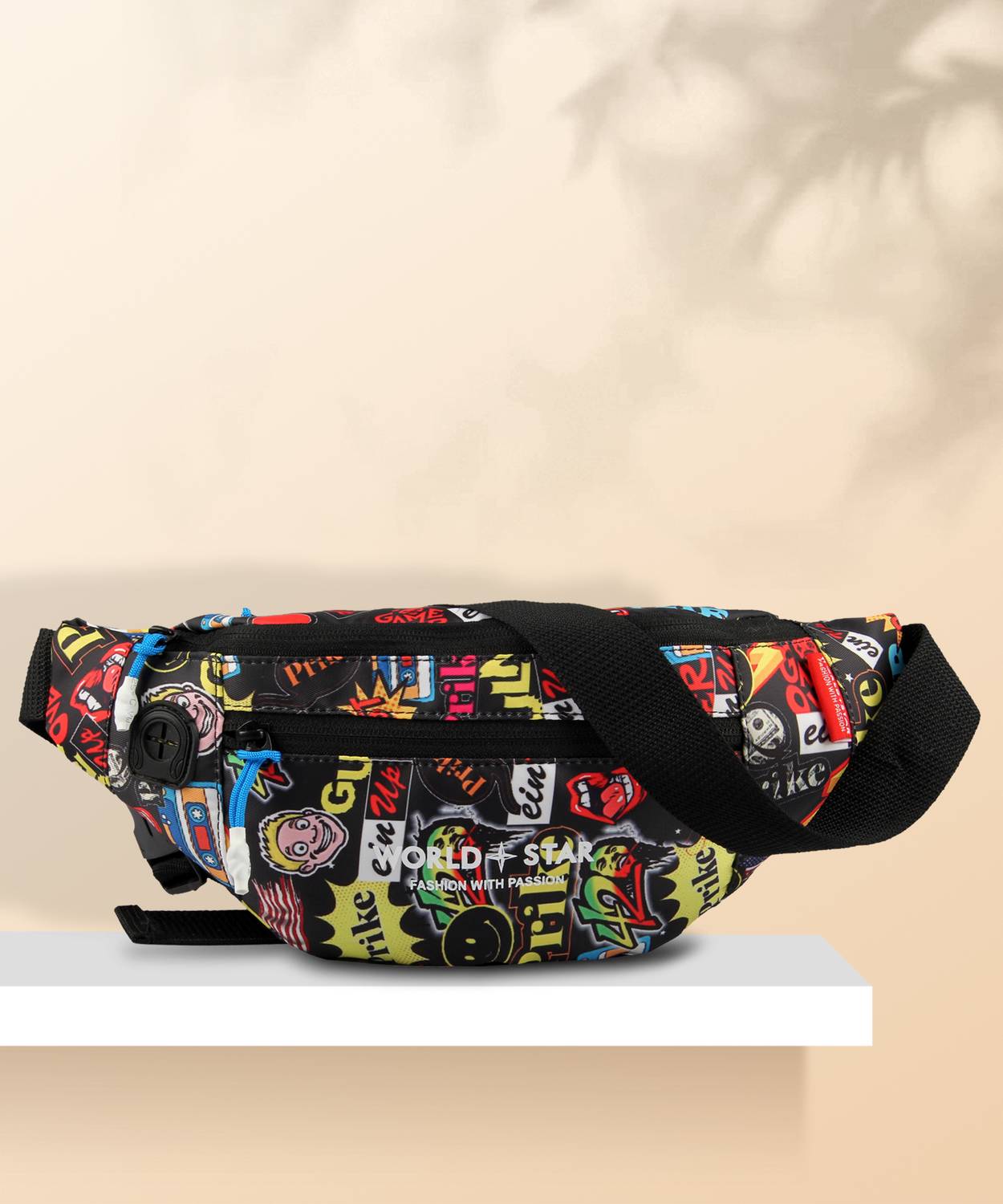 fkhbags Printed Rock Waist Bag - Image 1