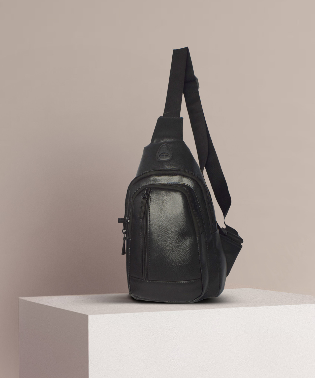 Image of fkhbags chester black recxin bag Shoulder Bag Travel Chest Bag printted used unisex