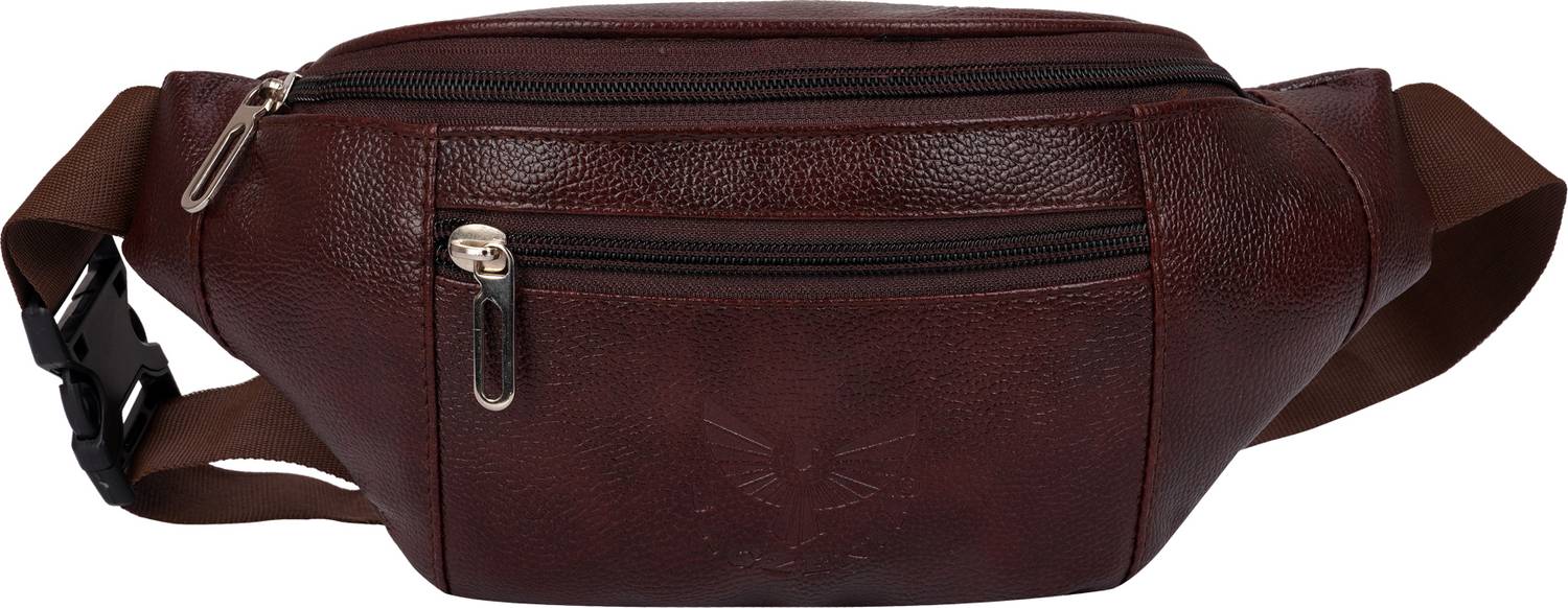 Bagzenia Waist Pack Travel Hiking Zip Pouch Money Phone Belt Bag
