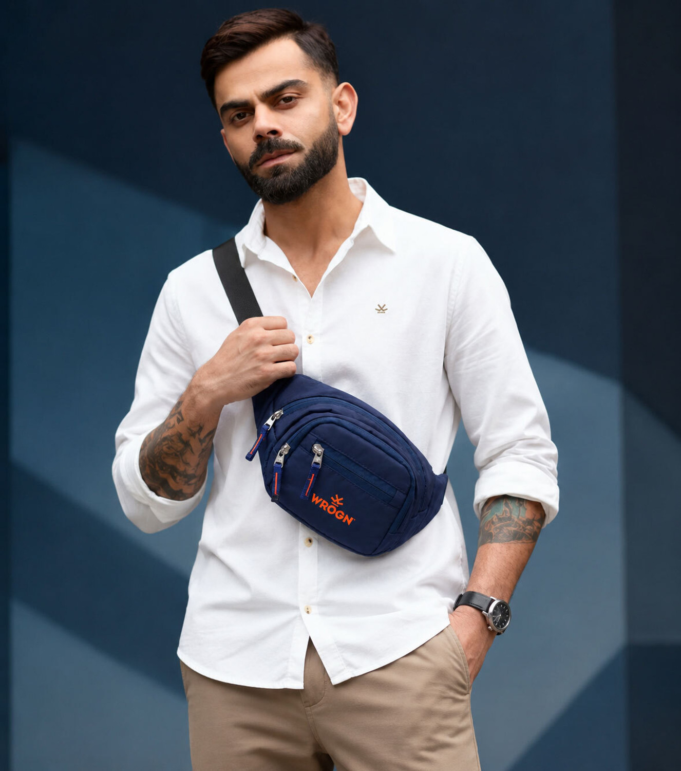 Image of WROGN Waterproof Fanny Pack Belt for Travelling WAIST BAG