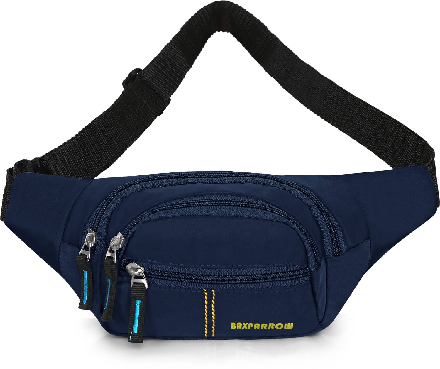 baxparrow BaxEdge Waist Bag for Travel, Gym and Daily Use Blue