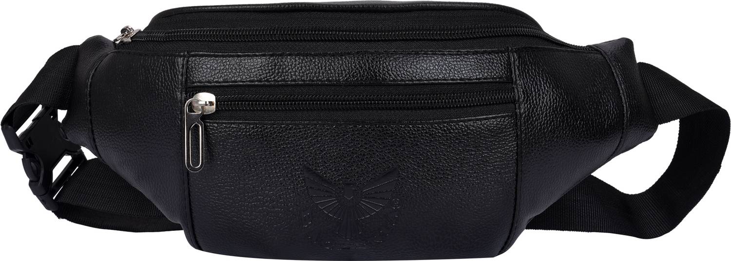 Bagzenia Waist Pack Travel Hiking Zip Pouch Money Phone Belt Bag for Men and Women Waist Bag