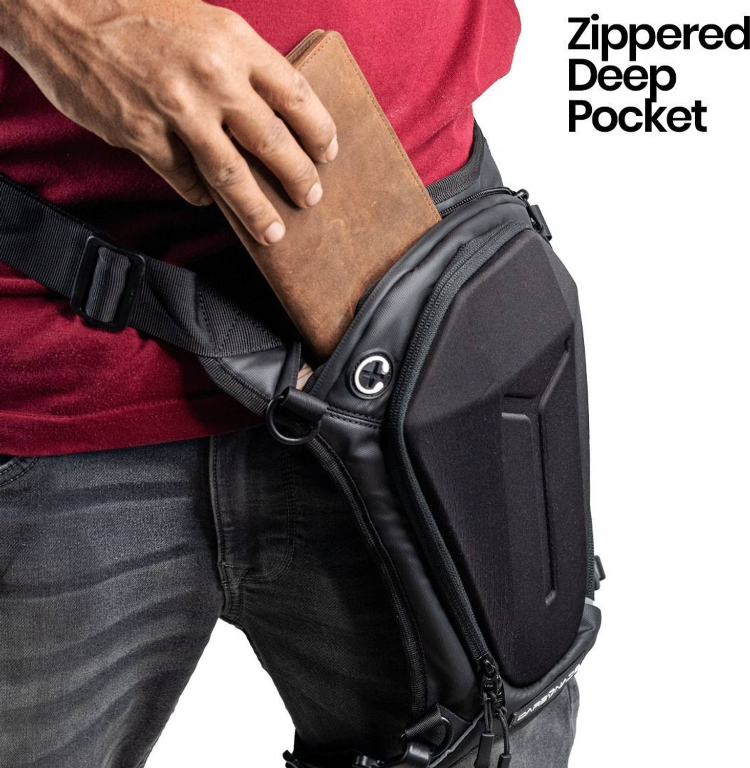 carbonado Turtle Unisex Multipurpose Waist Pouch - Image 5