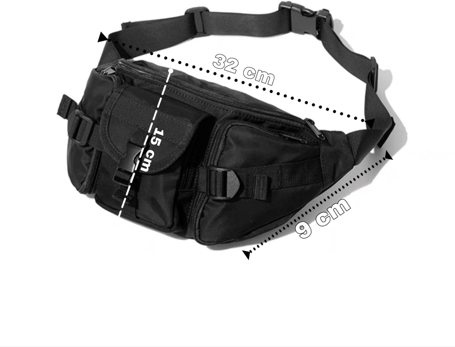 Image of OYESTER Waist Bag for Men Women, Stylish Chest, Belt Sport Bag a15 Waist Bag Pack Hip Belt Bumbag for Outdoor