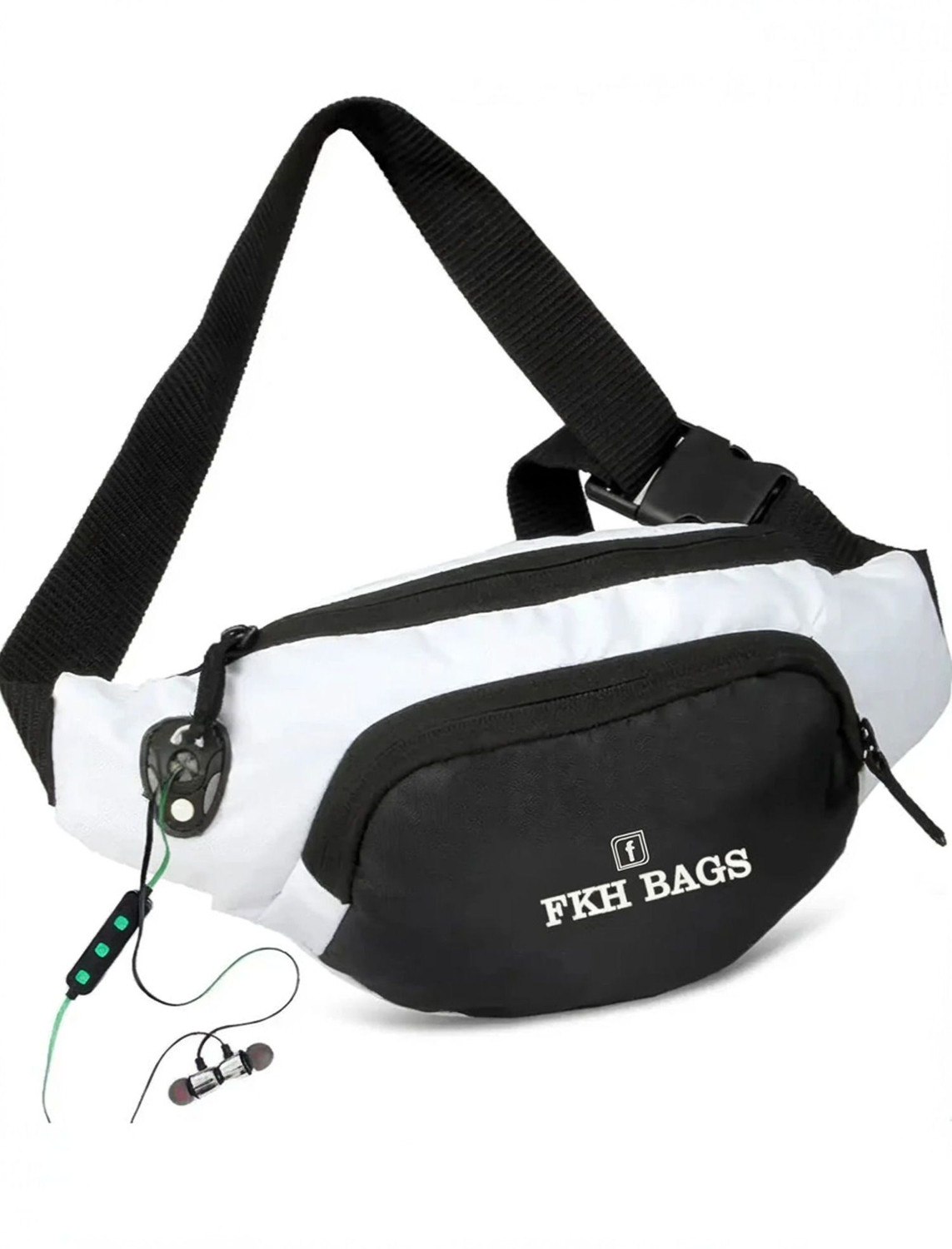 Image of fkhbags Money |Mobile|Card|Belt| Documents|Kit Book Dairy Messenger Cros body| Waist Bag Elegant Style Travel Pouch Passport Holder with Adjustable Strap
