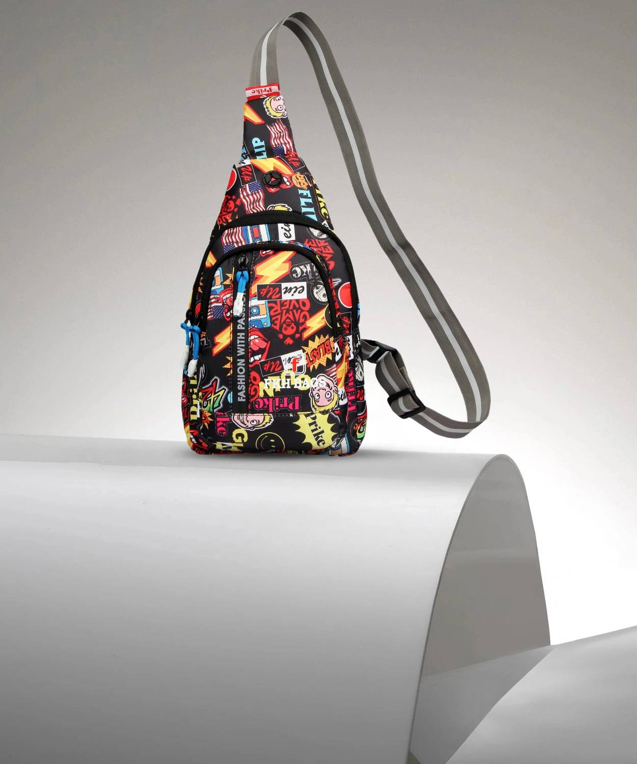 fkhbags chester printted bag Shoulder Bag Travel Chest Bag printted used unisex .