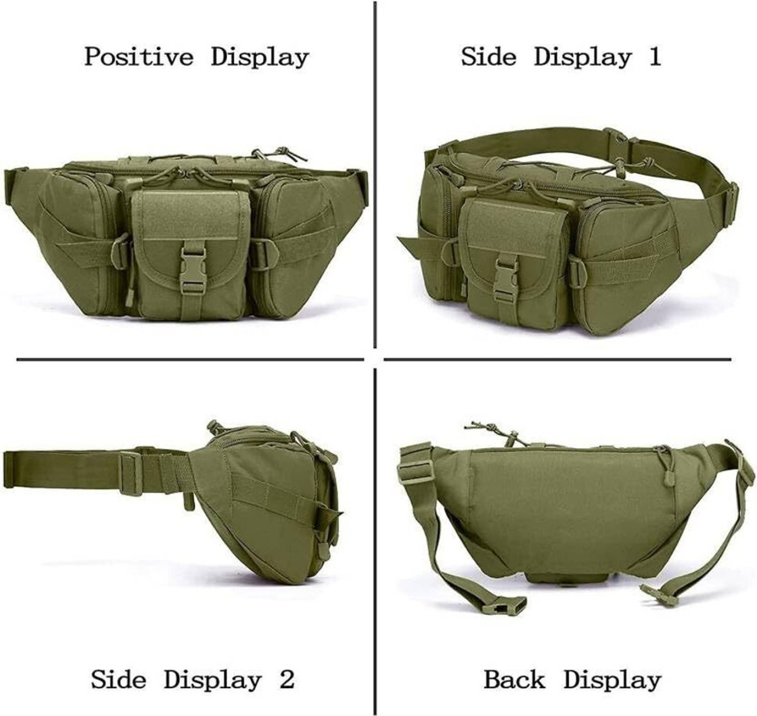 Image of OYESTER Waist Bag for Men Women, Stylish Chest, Belt Sport Bag a15 Waist Bag Pack Hip Belt Bumbag for Outdoor