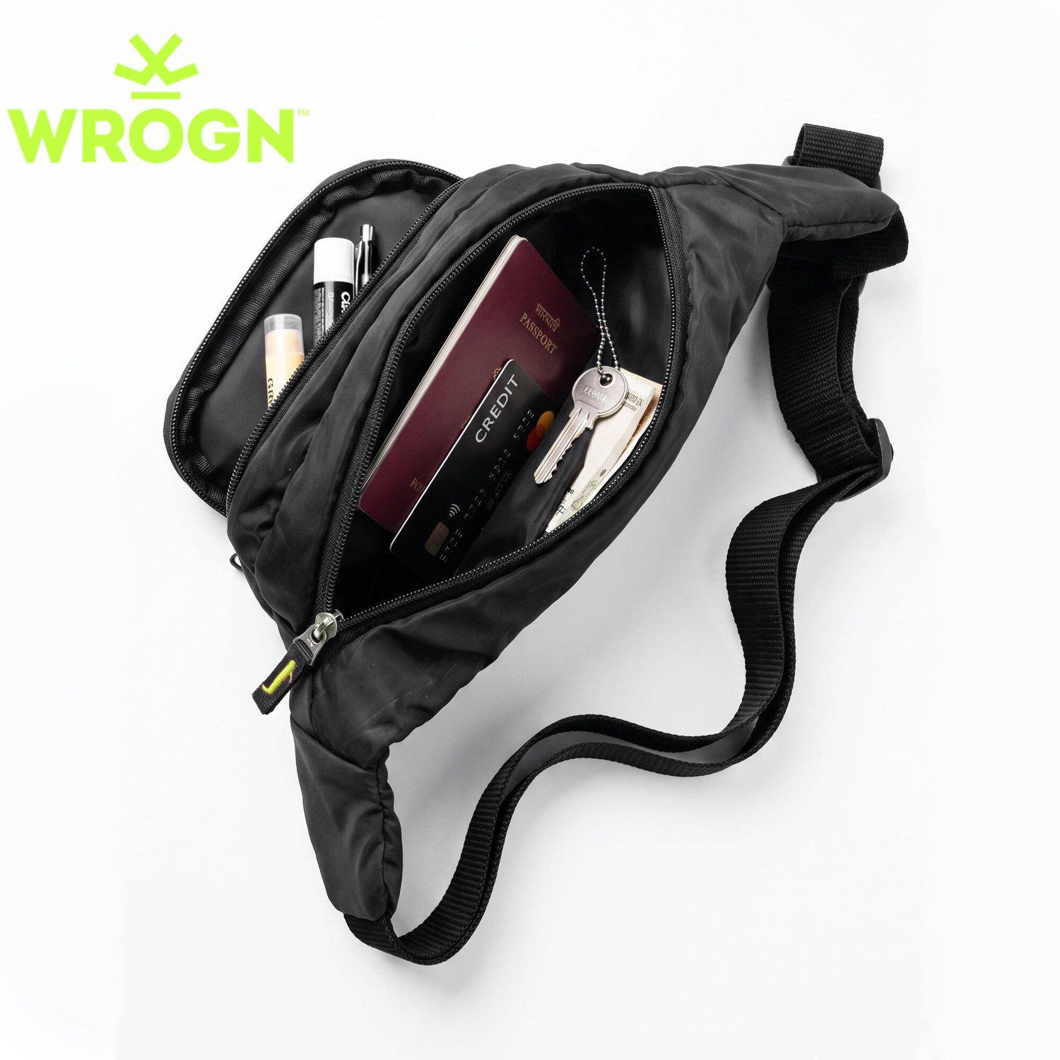 Image of WROGN Waterproof Fanny Pack Belt for Travelling WAIST BAG