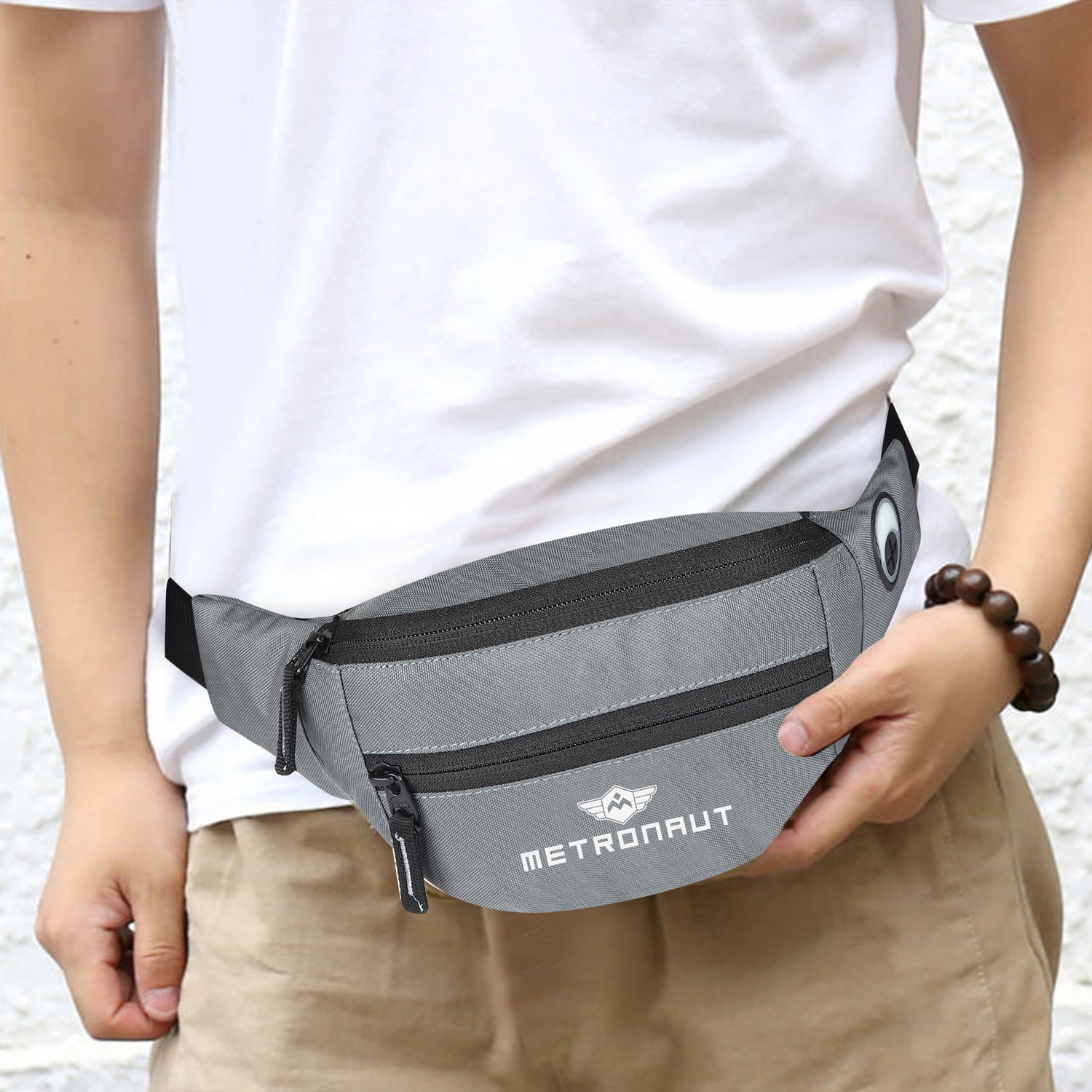 Image of METRONAUT Waist Bag for Men Women, Stylish Chest, Belt Sport Bag WAIST BAG