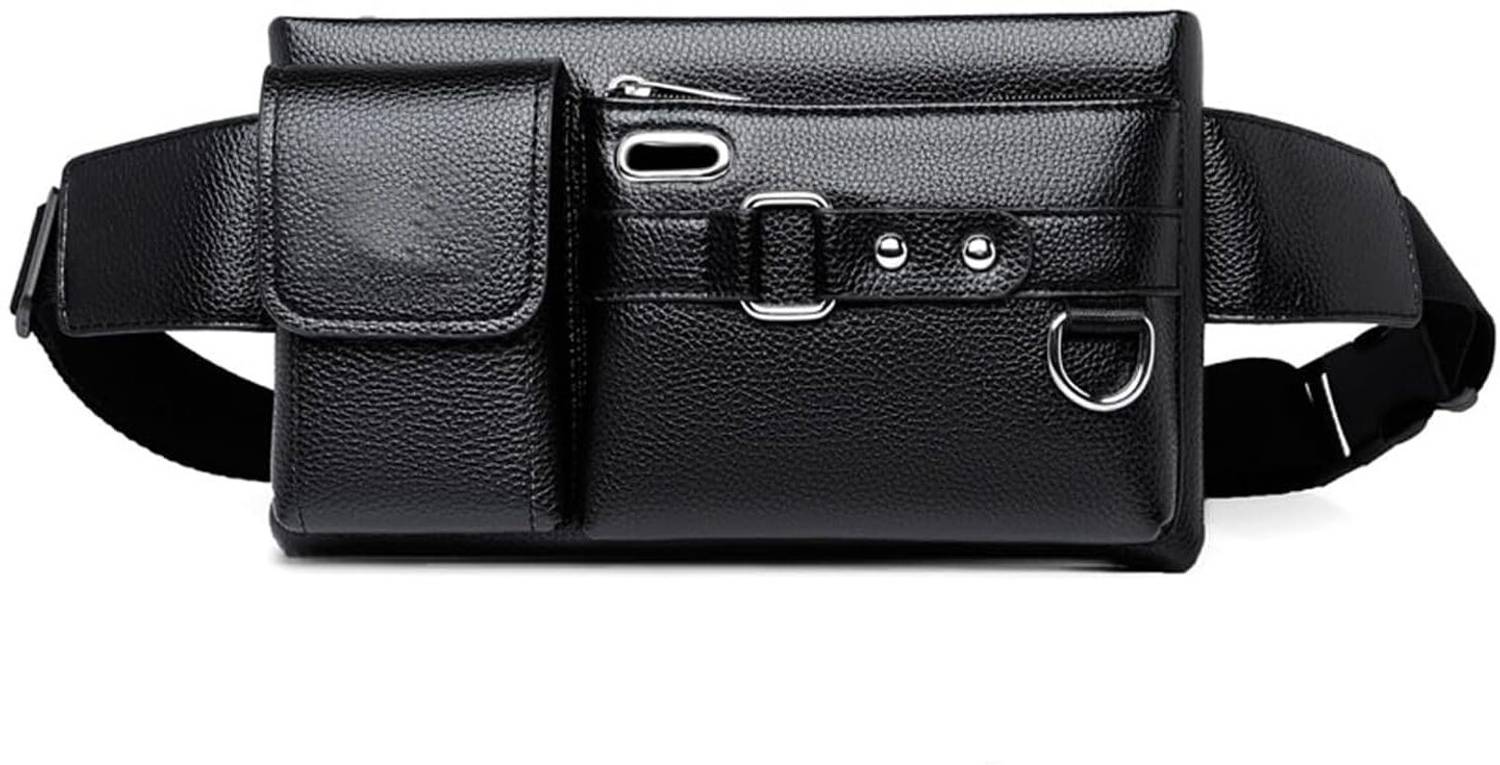aashita shoppe WAISTBAG Passport Hold Lightweight Crossbody Chest Bag for Men and Women (Black) WAIST BAG