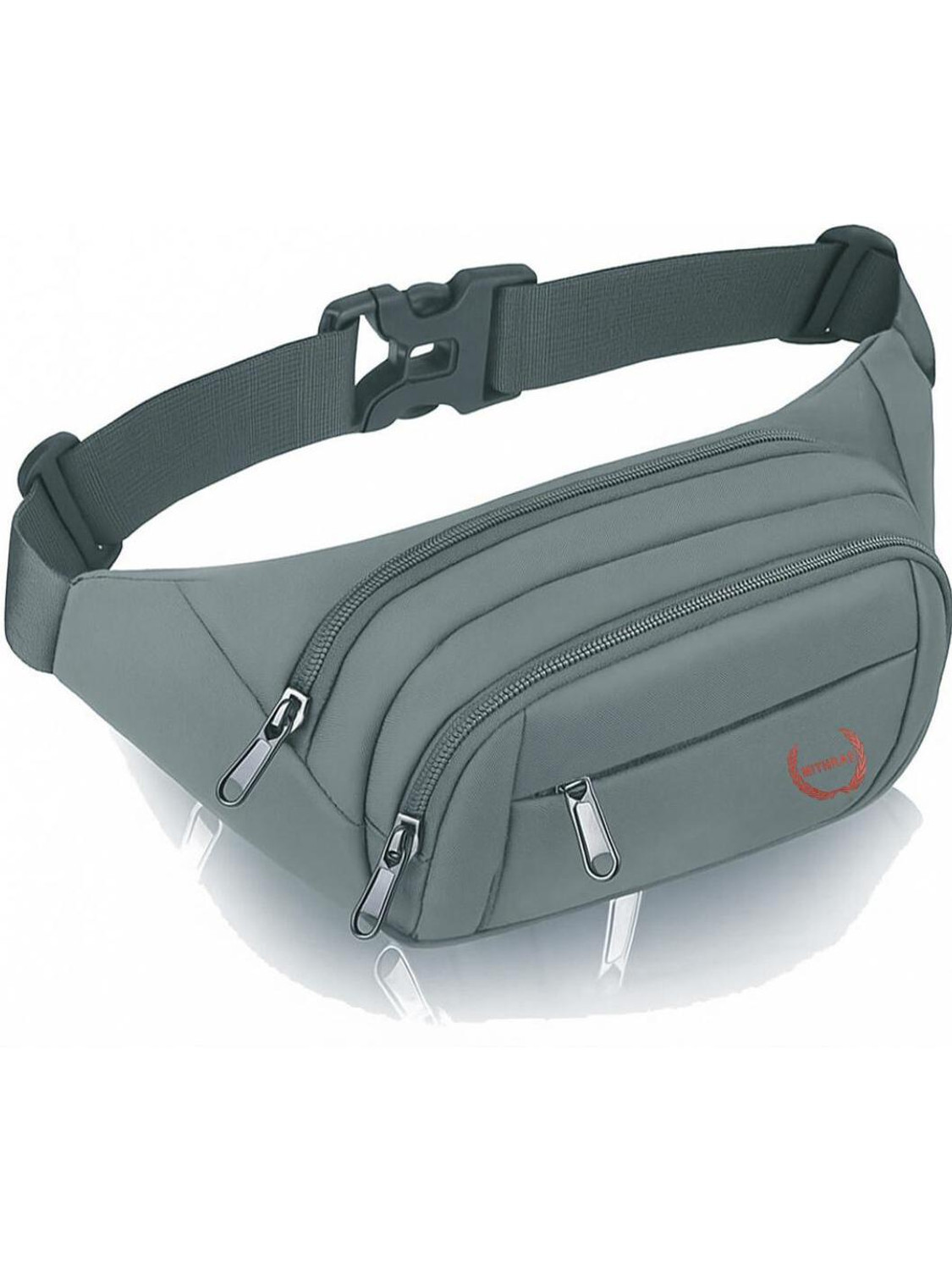 Mithras Premium Grey Waist Bag – Large Crossbody Fanny Pack for Men & Women Waist bag