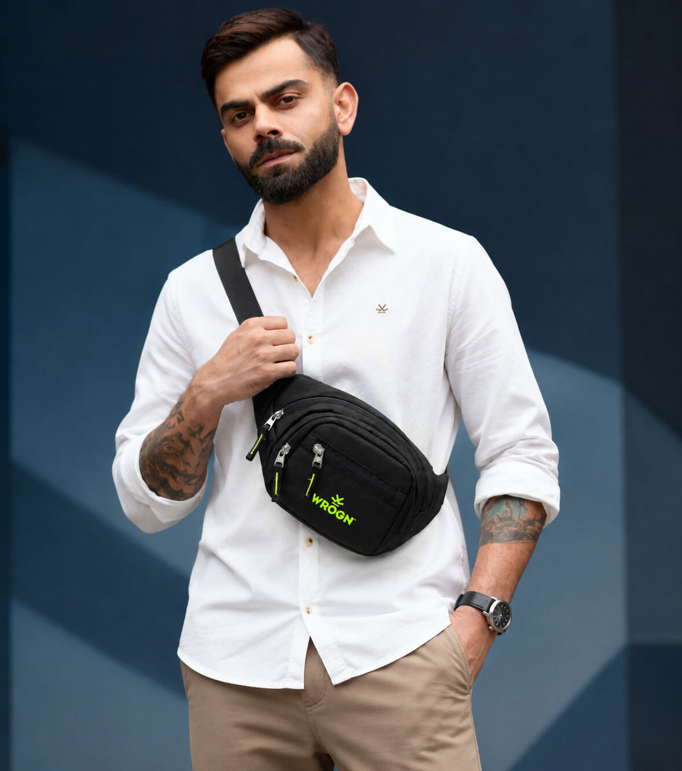 Image of WROGN Waterproof Fanny Pack Belt for Travelling WAIST BAG