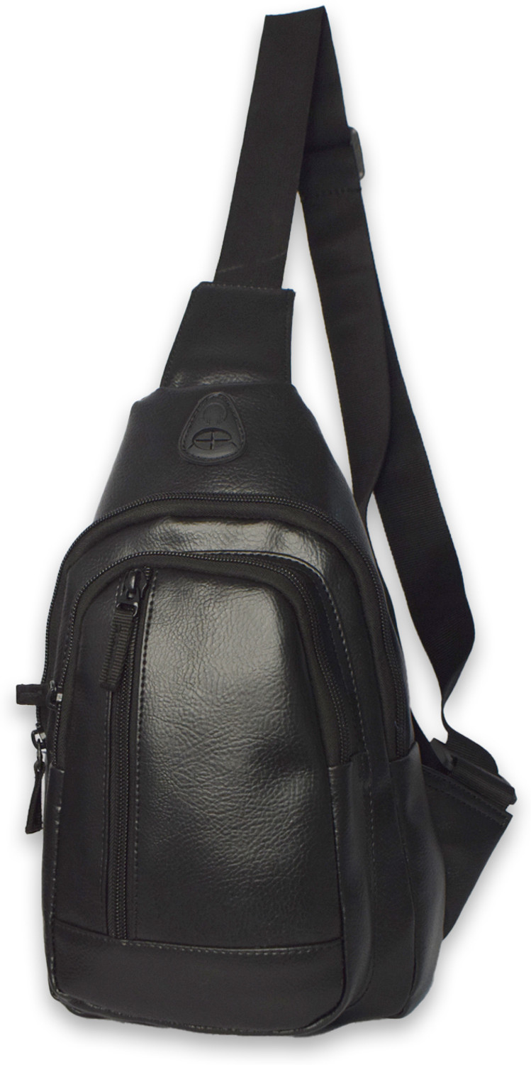 Image of fkhbags chester black recxin bag Shoulder Bag Travel Chest Bag printted used unisex