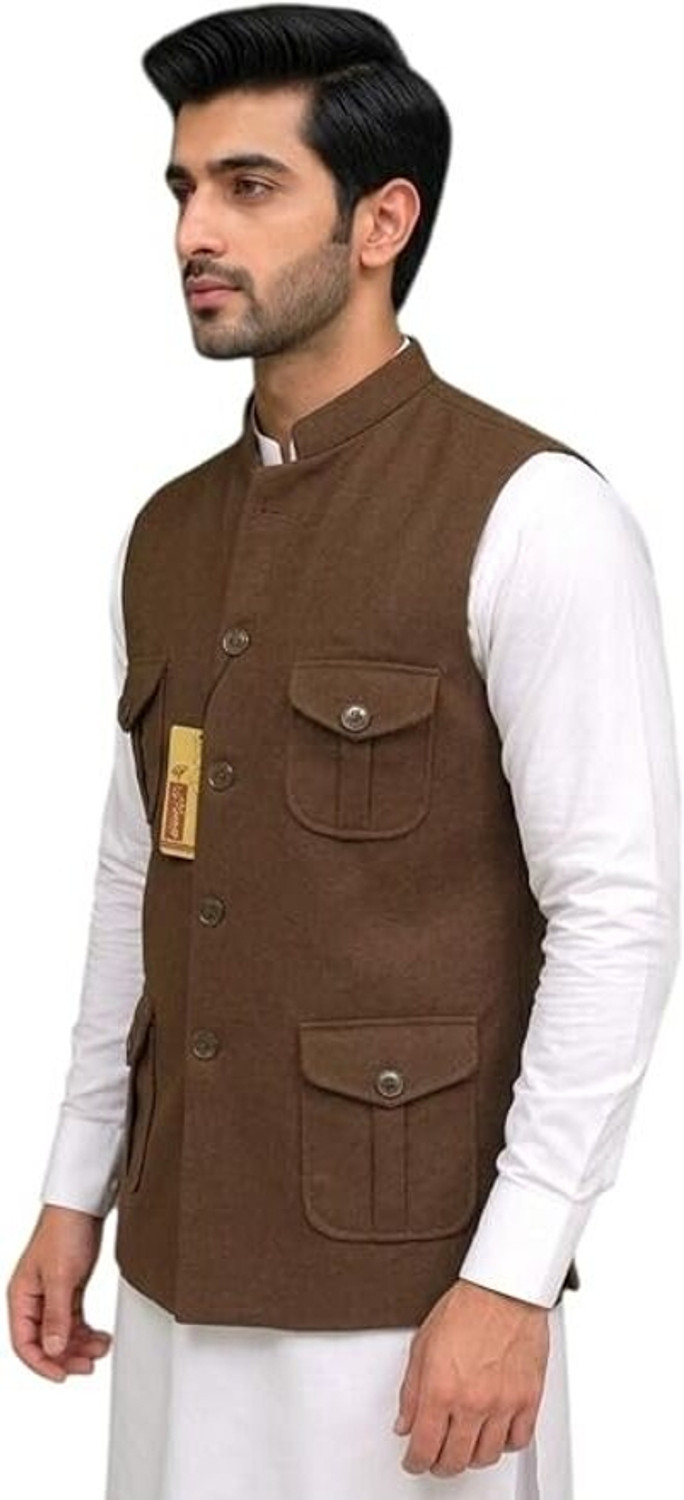 Image of Gazewear Solid Men Waistcoat