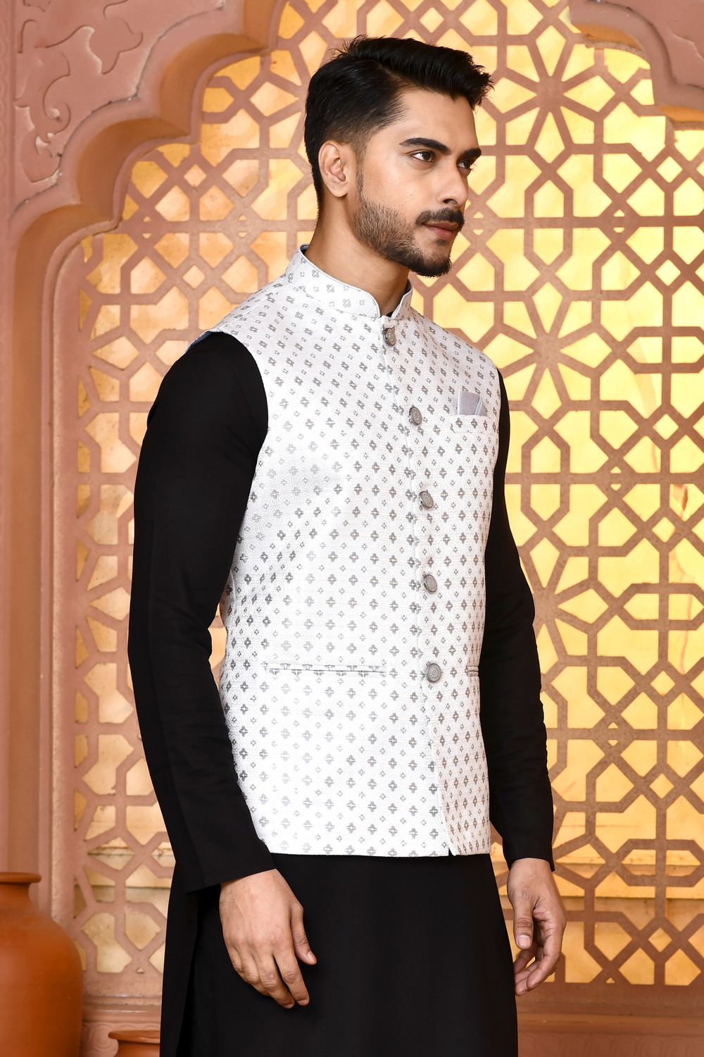 Image of WANAS Woven Men Waistcoat