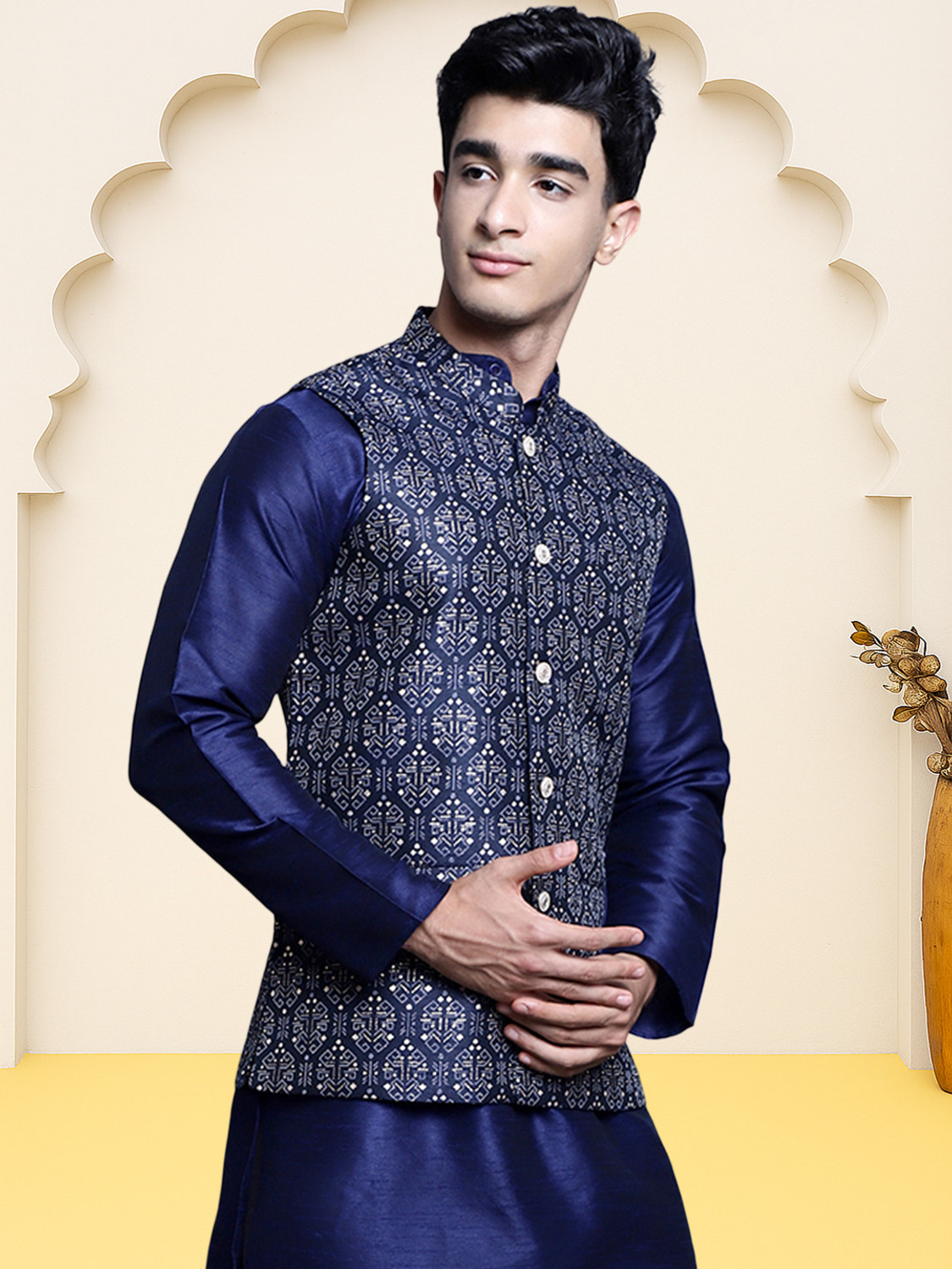 Image of Jompers Printed Men Waistcoat