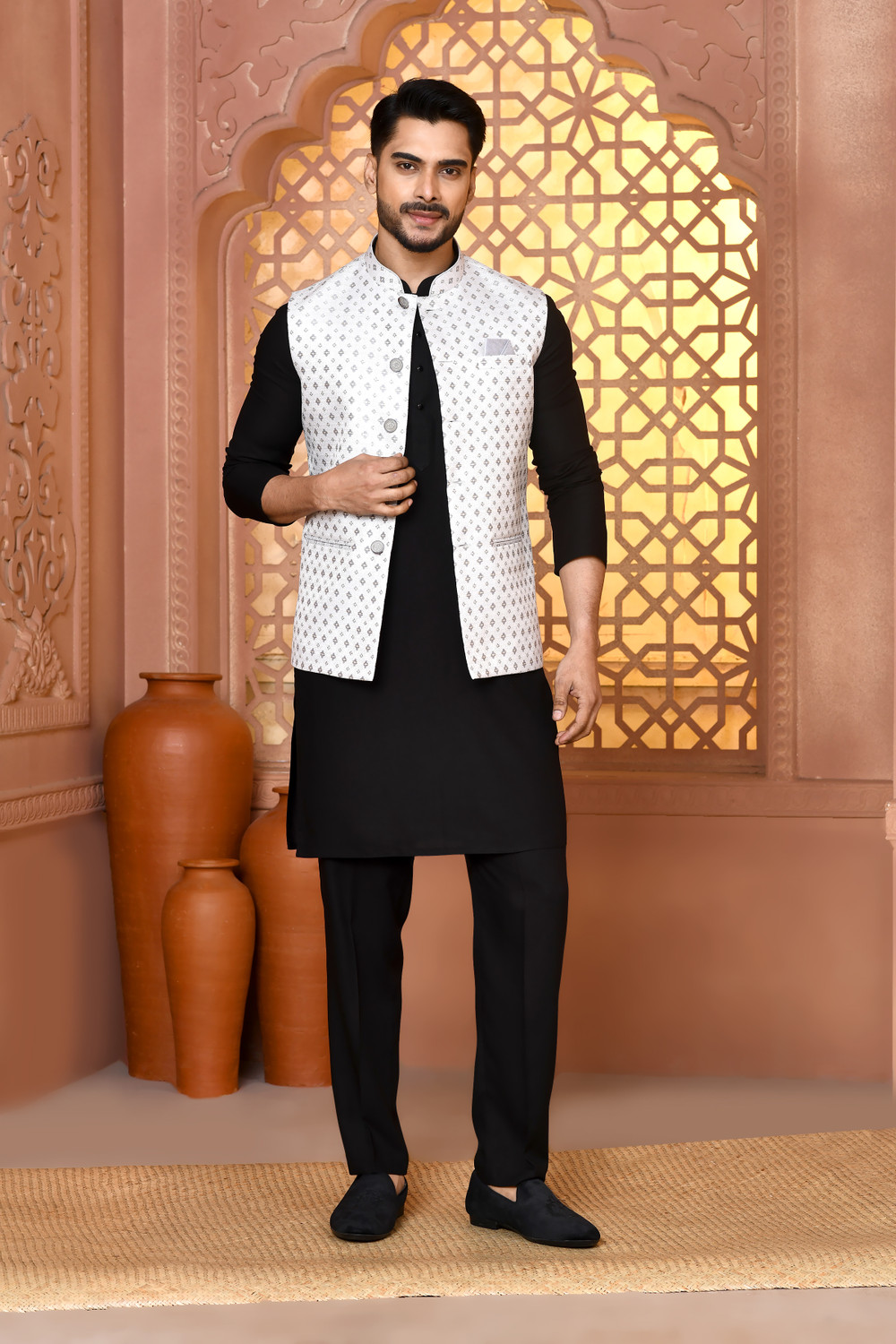 Image of WANAS Woven Men Waistcoat