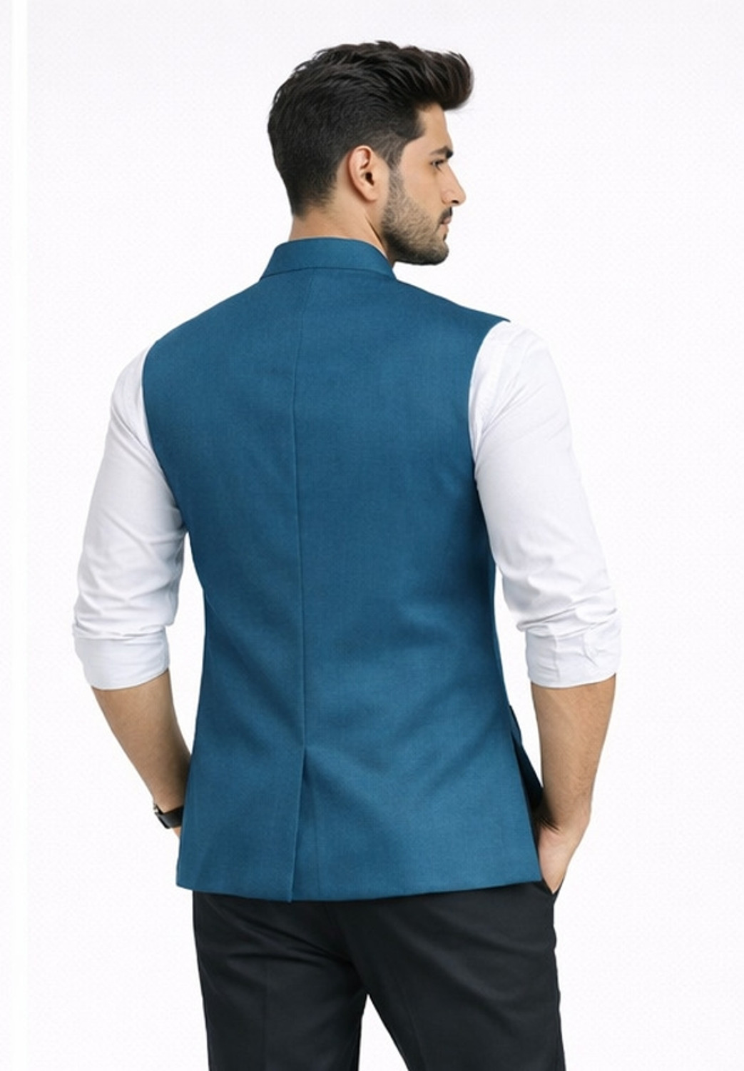Image of MEN CHOICE Solid Men Waistcoat