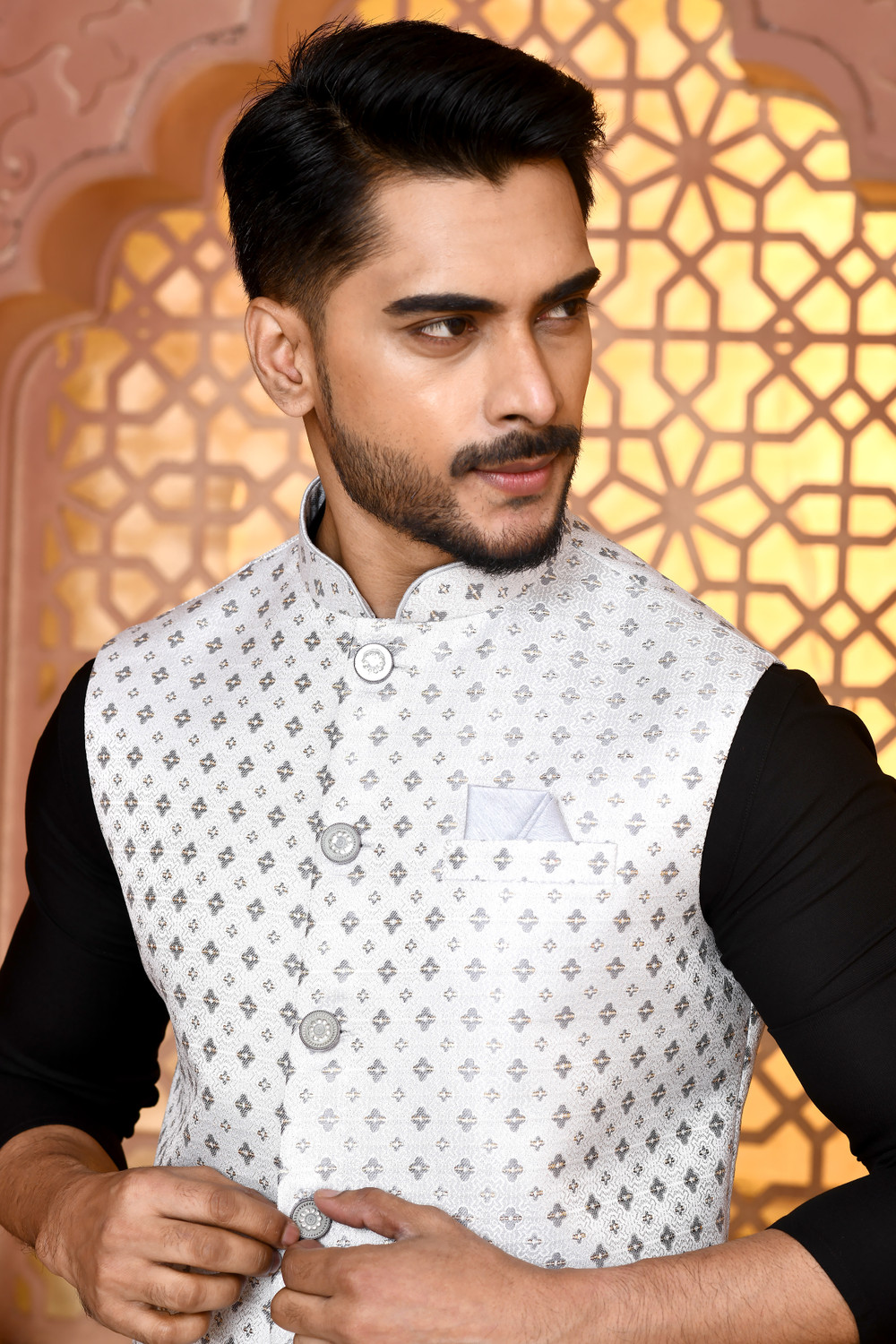 Image of WANAS Woven Men Waistcoat
