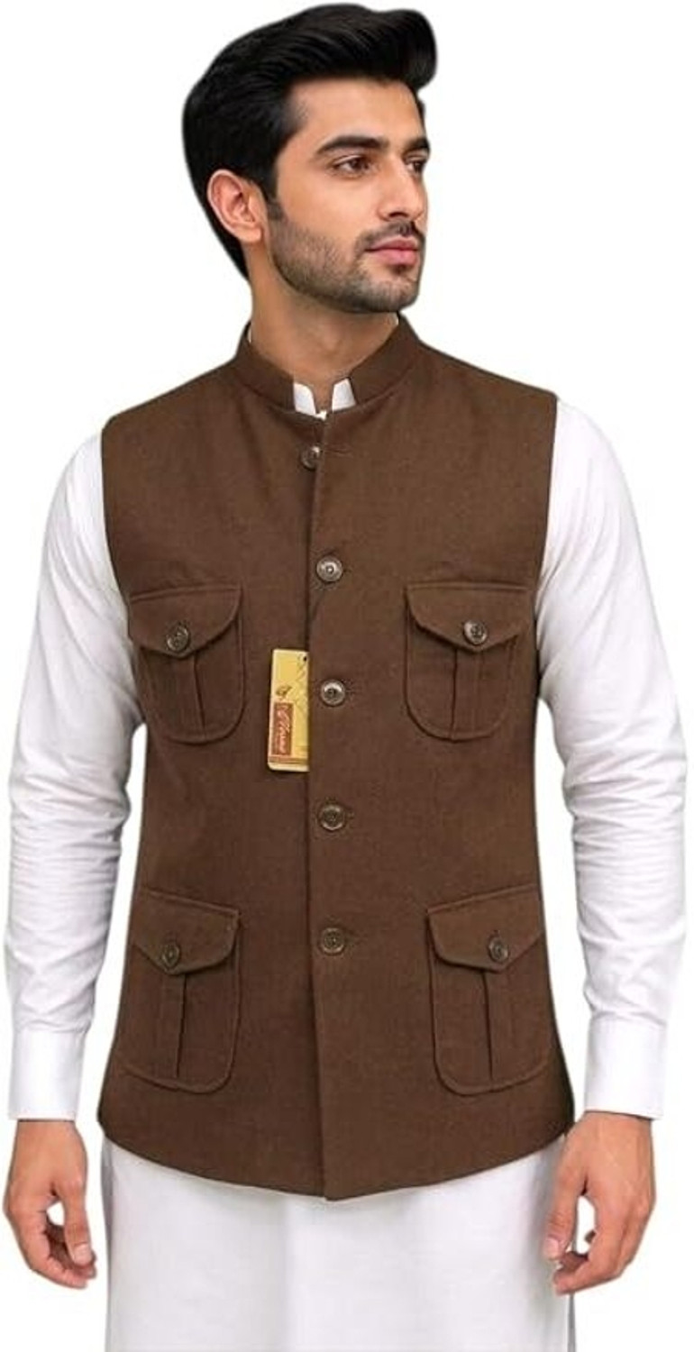 Image of Gazewear Solid Men Waistcoat