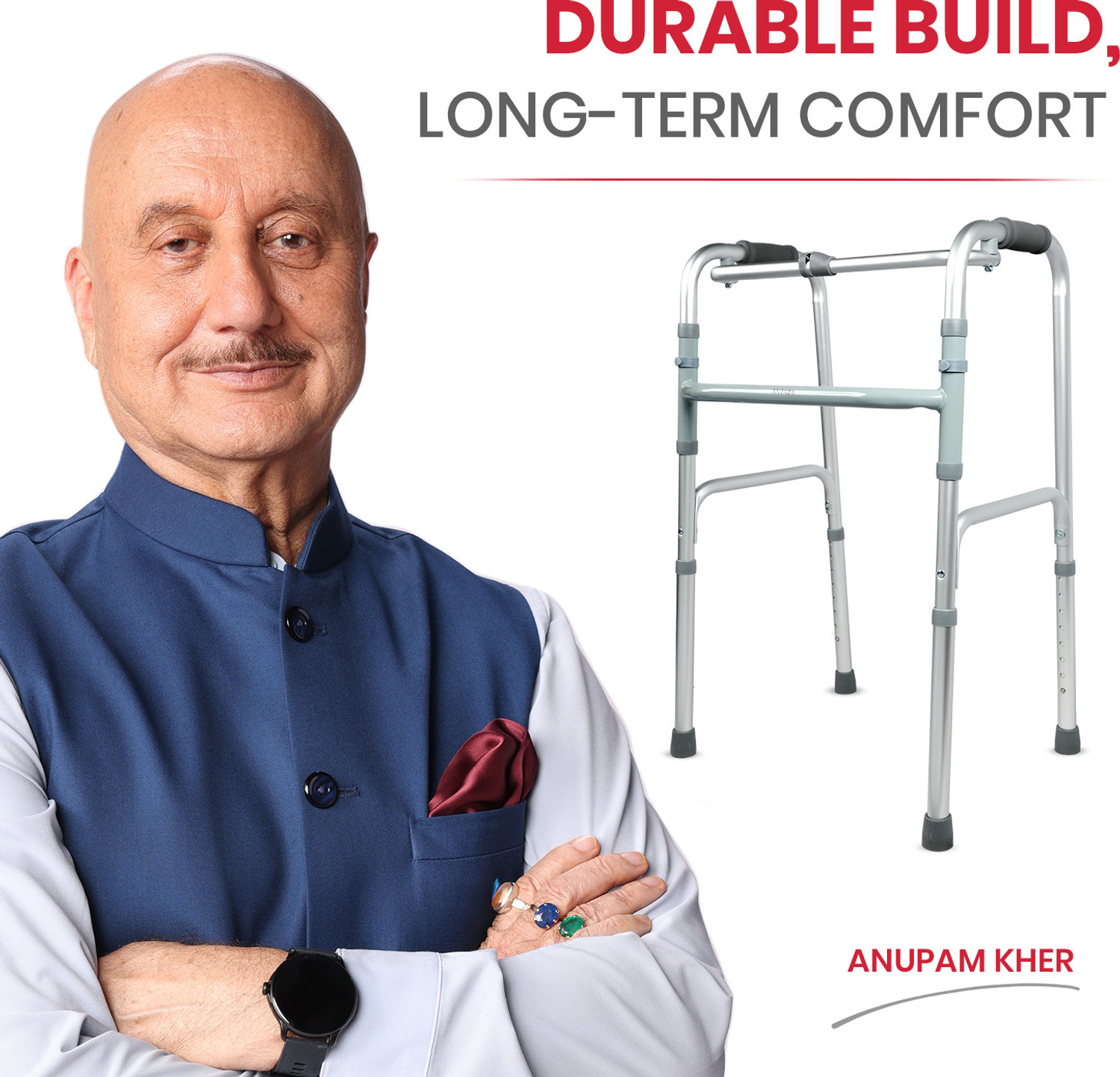 Image of AGEasy Bariatric Walker (Steel)