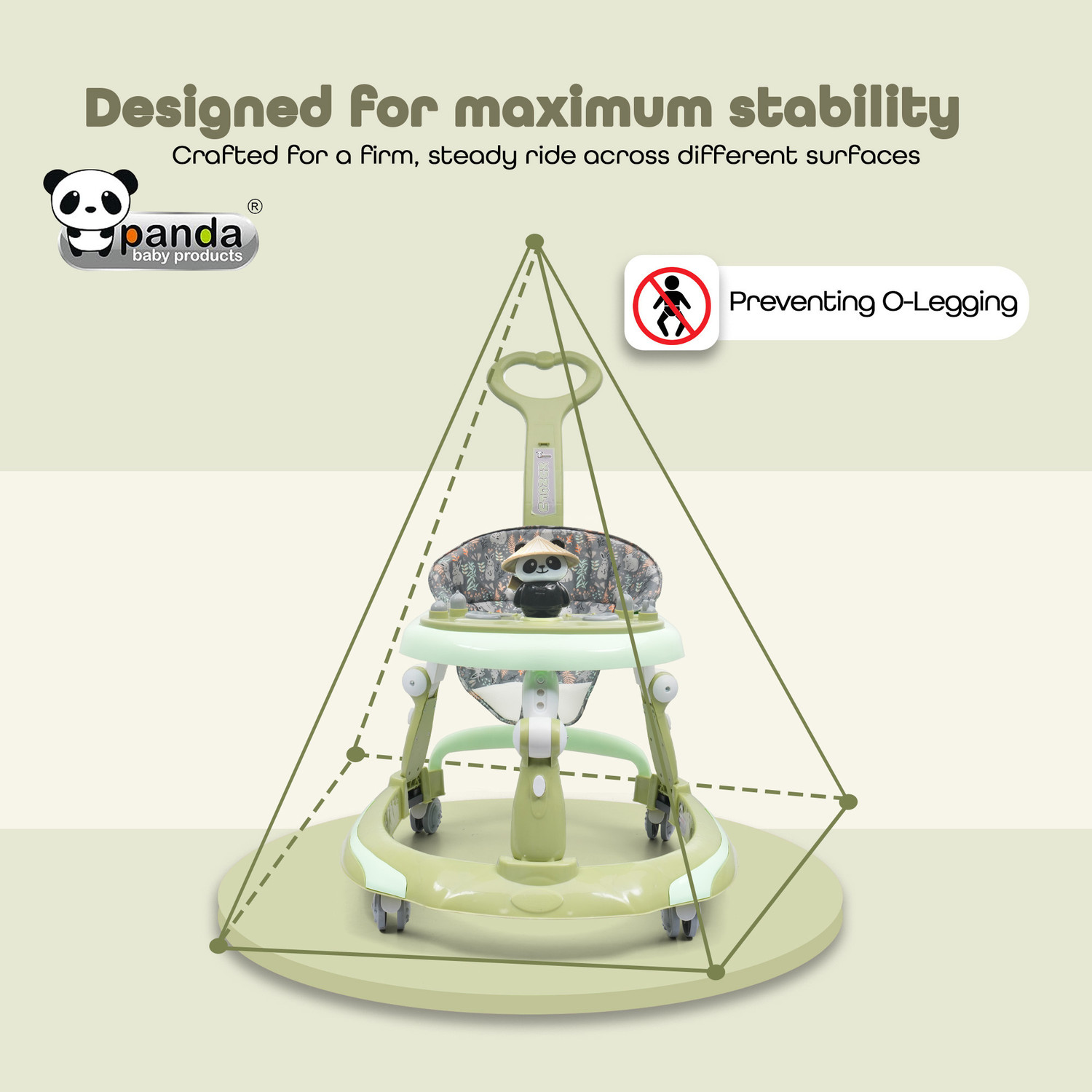 Image of PANDA BABY PRODUCTS Musical Activity Walker With Parent Rod