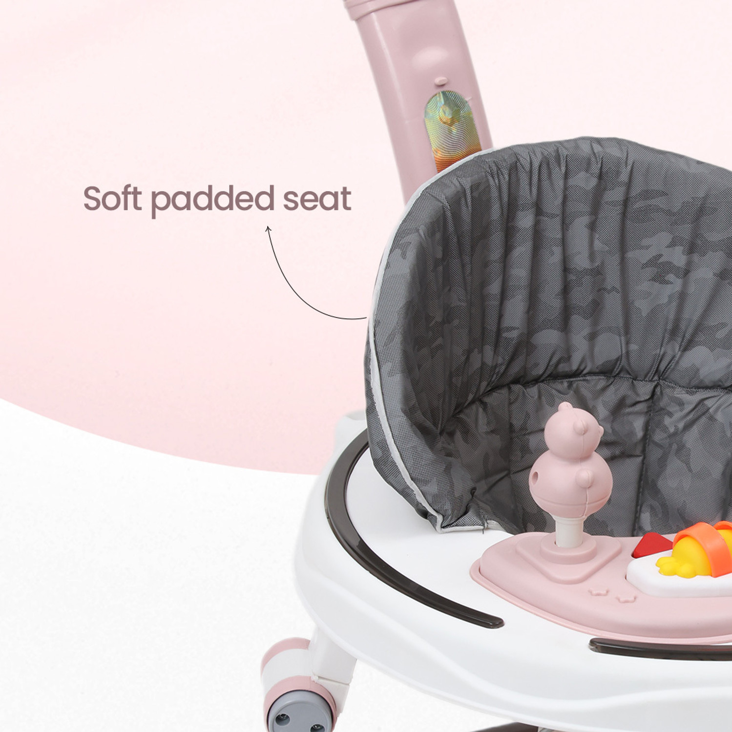 Image of TOY POD Musical Walker & Rocker With Parent Rod