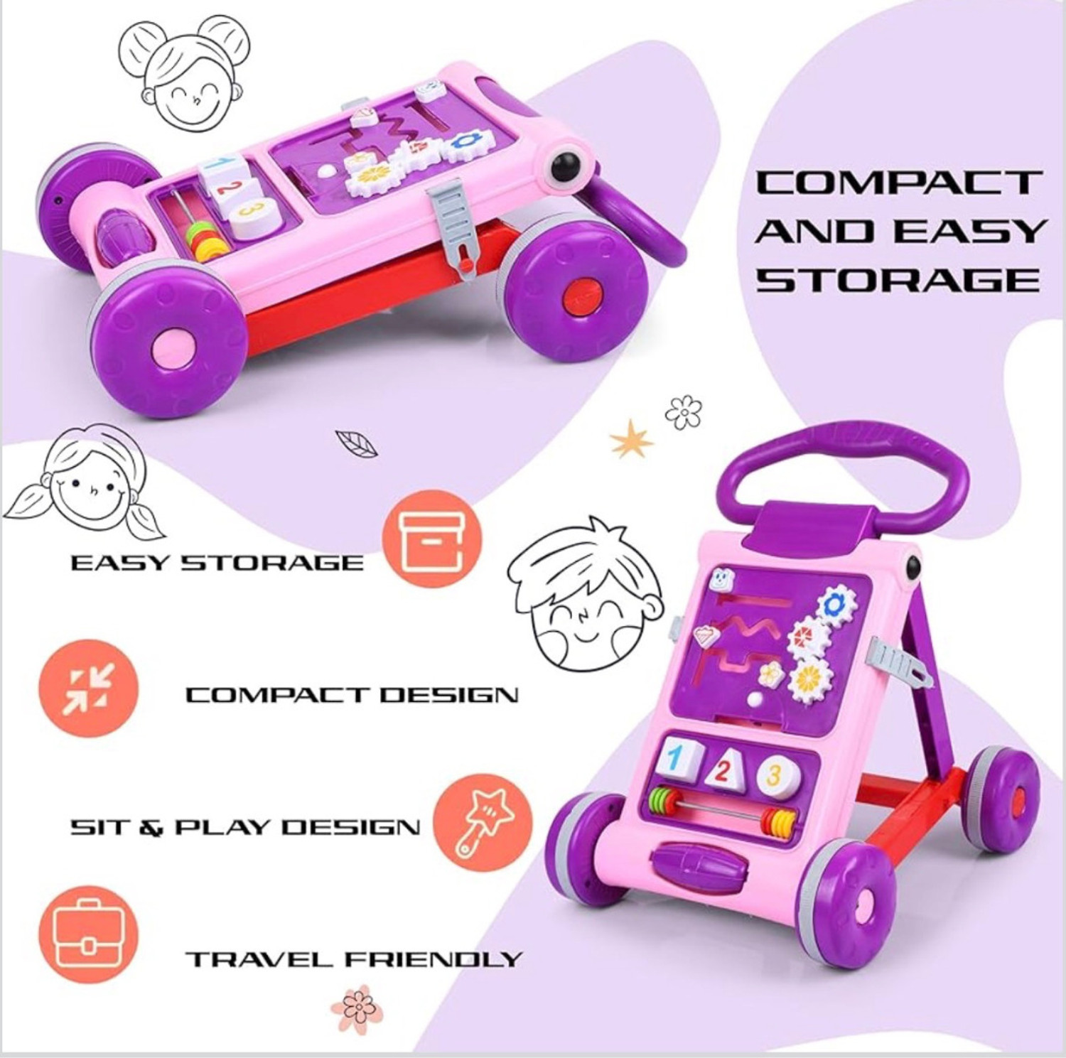 Image of Attire Musical Activity Walker