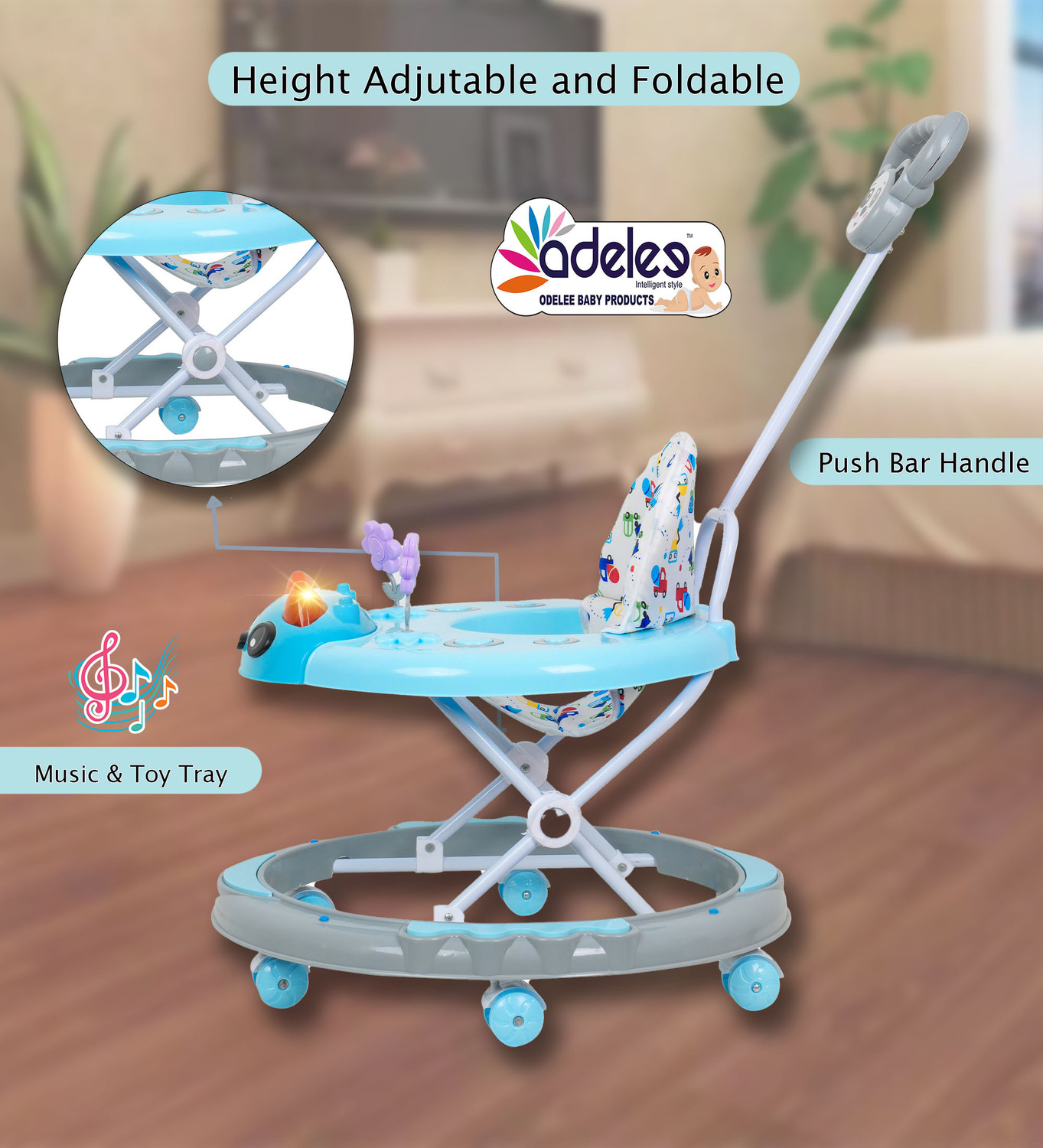 Image of ODELEE Musical Activity Walker