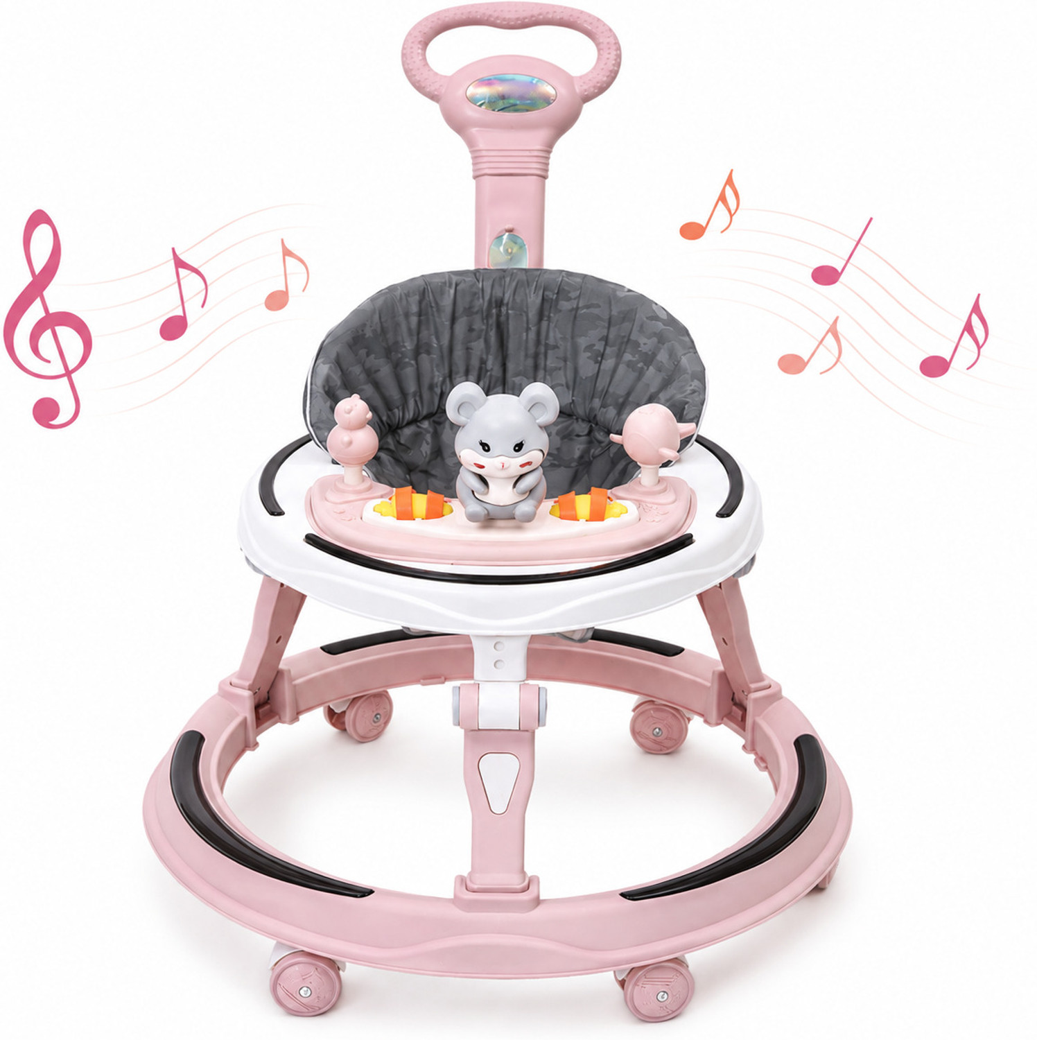 Image of TOY POD Musical Walker & Rocker With Parent Rod