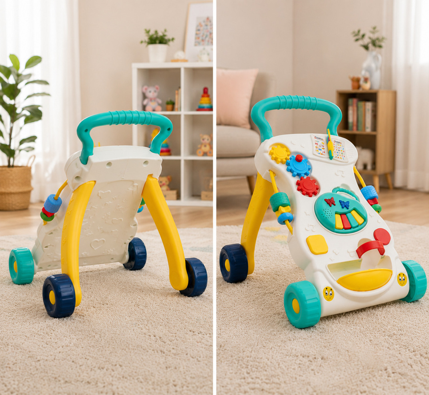 Image of baby tone Walkify Pro Activity Musical Walker, 6-18 months