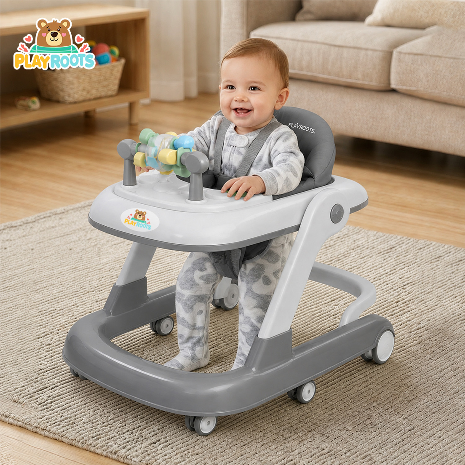 Image of Playroot Musical 3-in-1 Walker