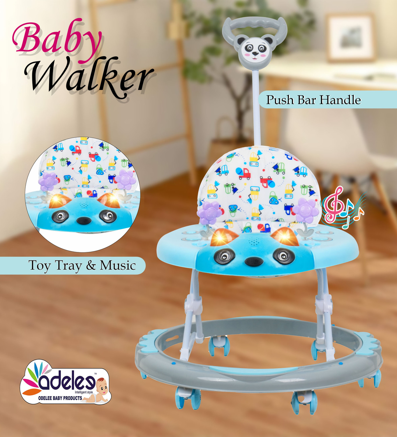 Image of ODELEE Musical Activity Walker