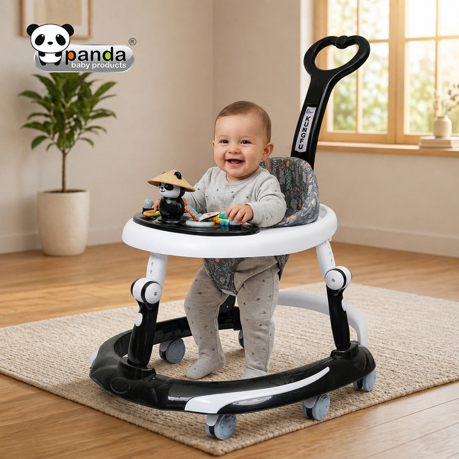 Image of PANDA BABY PRODUCTS Musical Activity Walker With Parent Rod