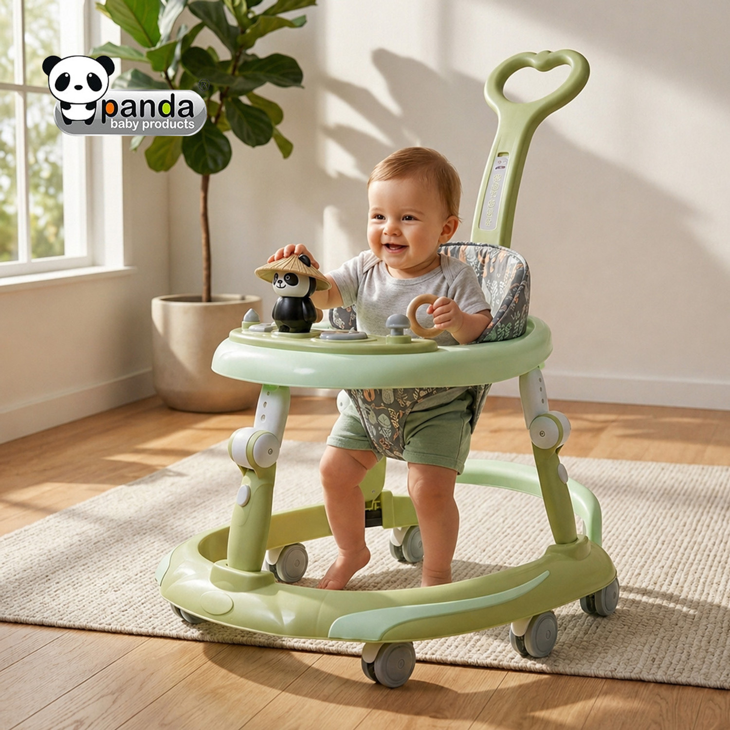 Image of PANDA BABY PRODUCTS Musical Activity Walker With Parent Rod