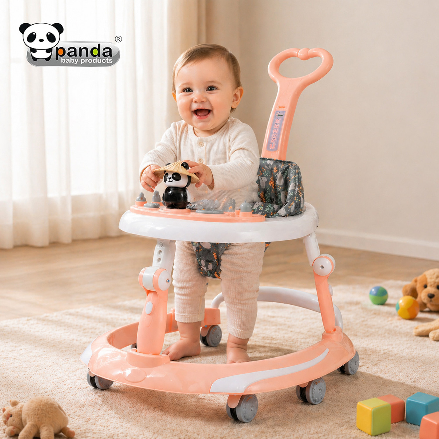 Image of PANDA BABY PRODUCTS Musical Activity Walker With Parent Rod