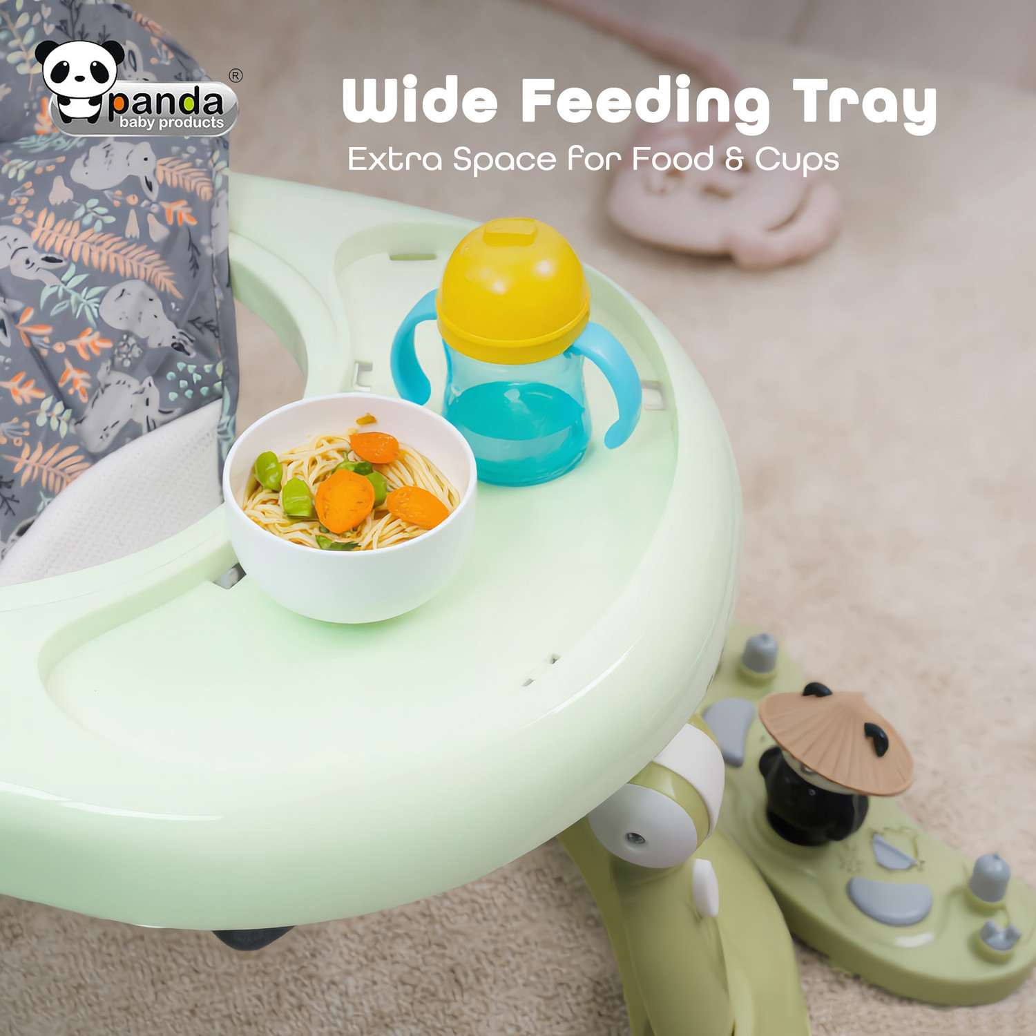 Image of PANDA BABY PRODUCTS Musical Activity Walker With Parent Rod
