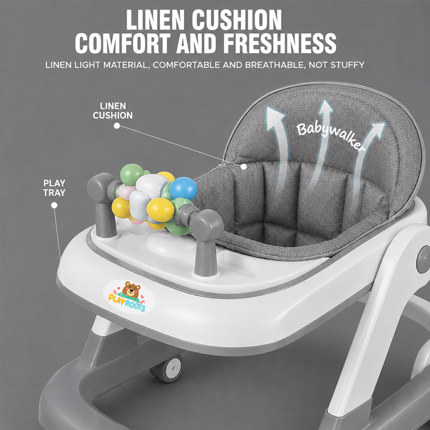 Image of Playroot Musical 3-in-1 Walker